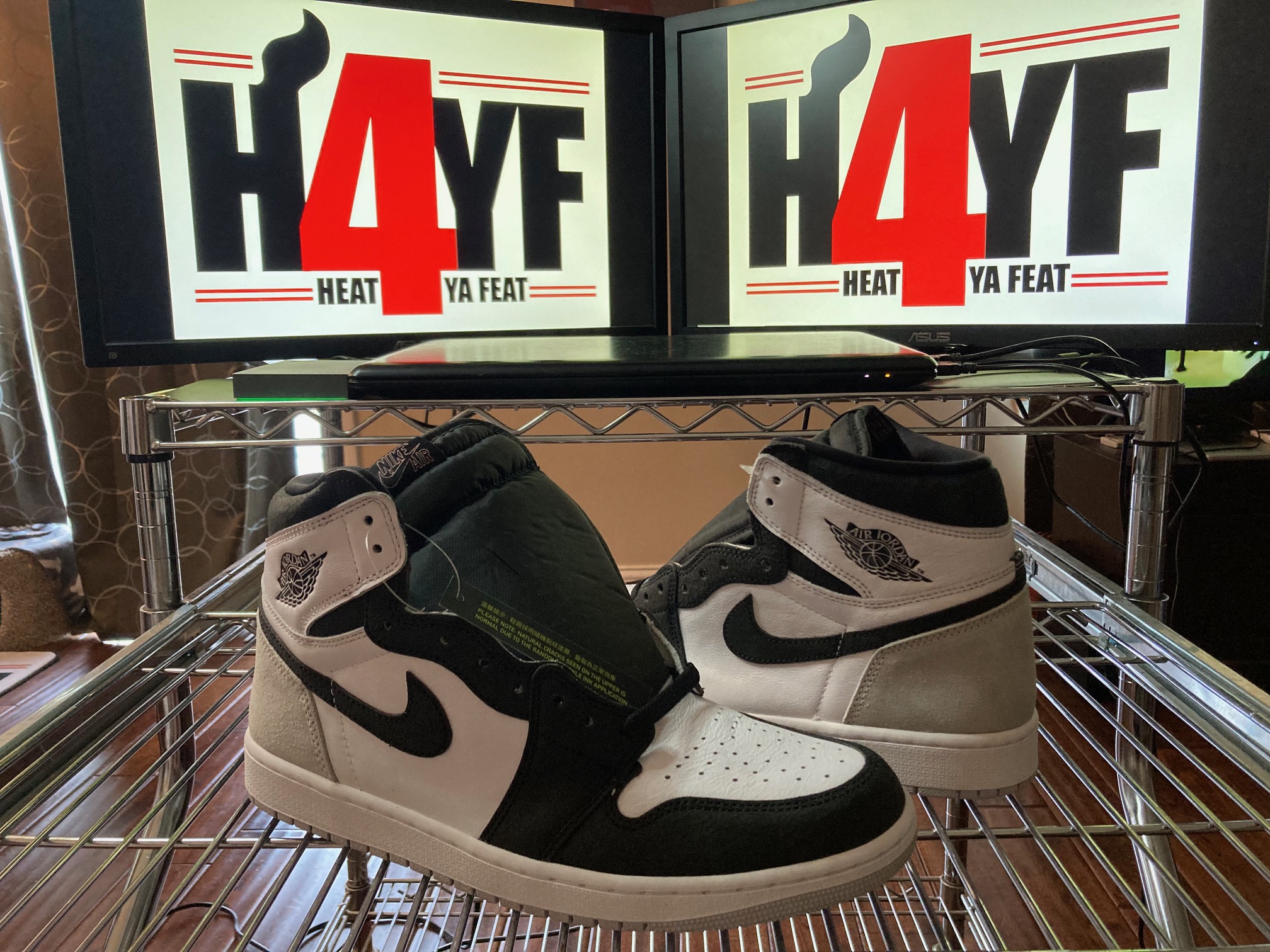 Air Jordan 1 High OG “Grey Fog” Sz 12