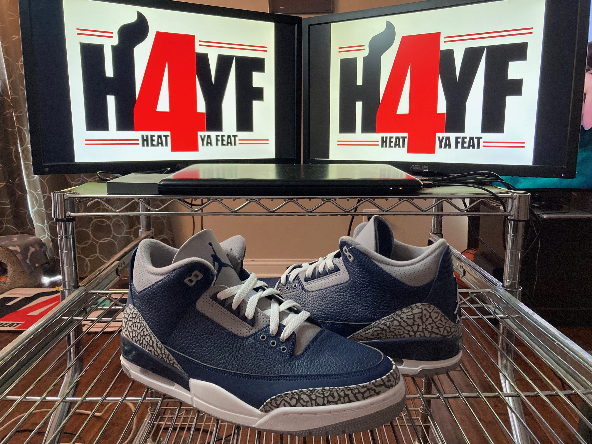 Air Jordan III Retro "Georgetown" Sz 12
