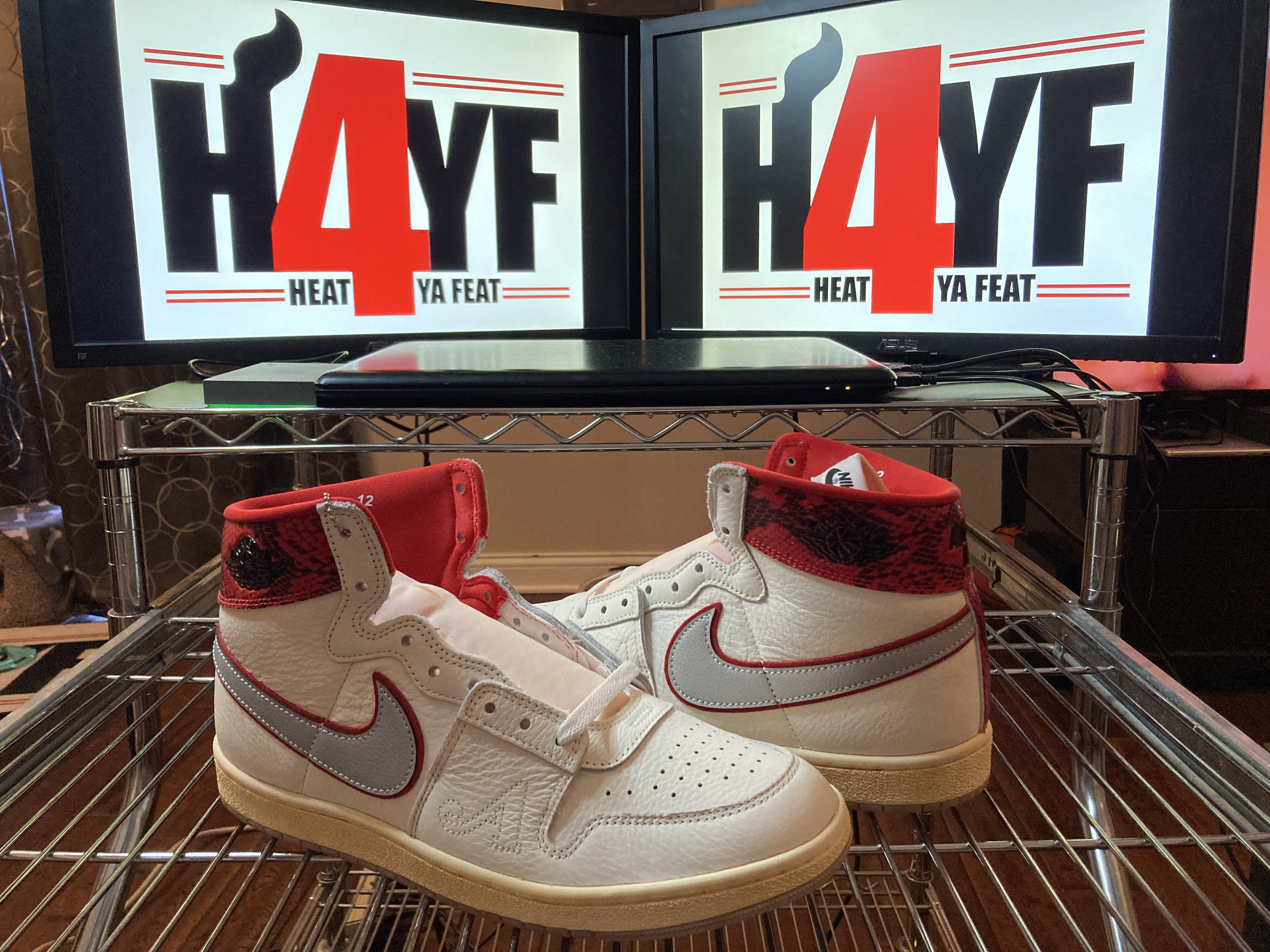Jordan Air Ship x AWAKE NY “University Red” Sz 12
