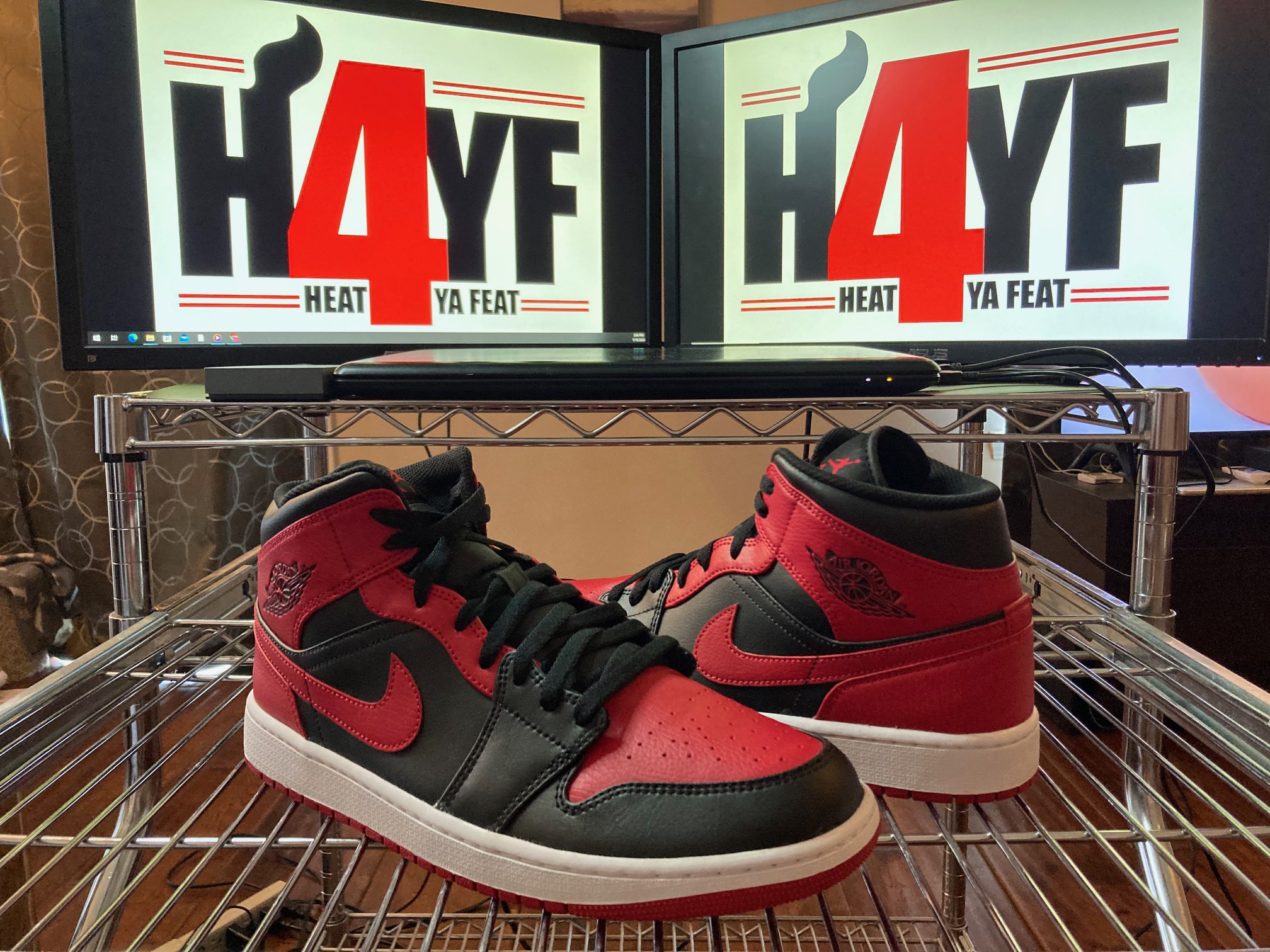 Air Jordan 1 Mid “Bred” Sz 12