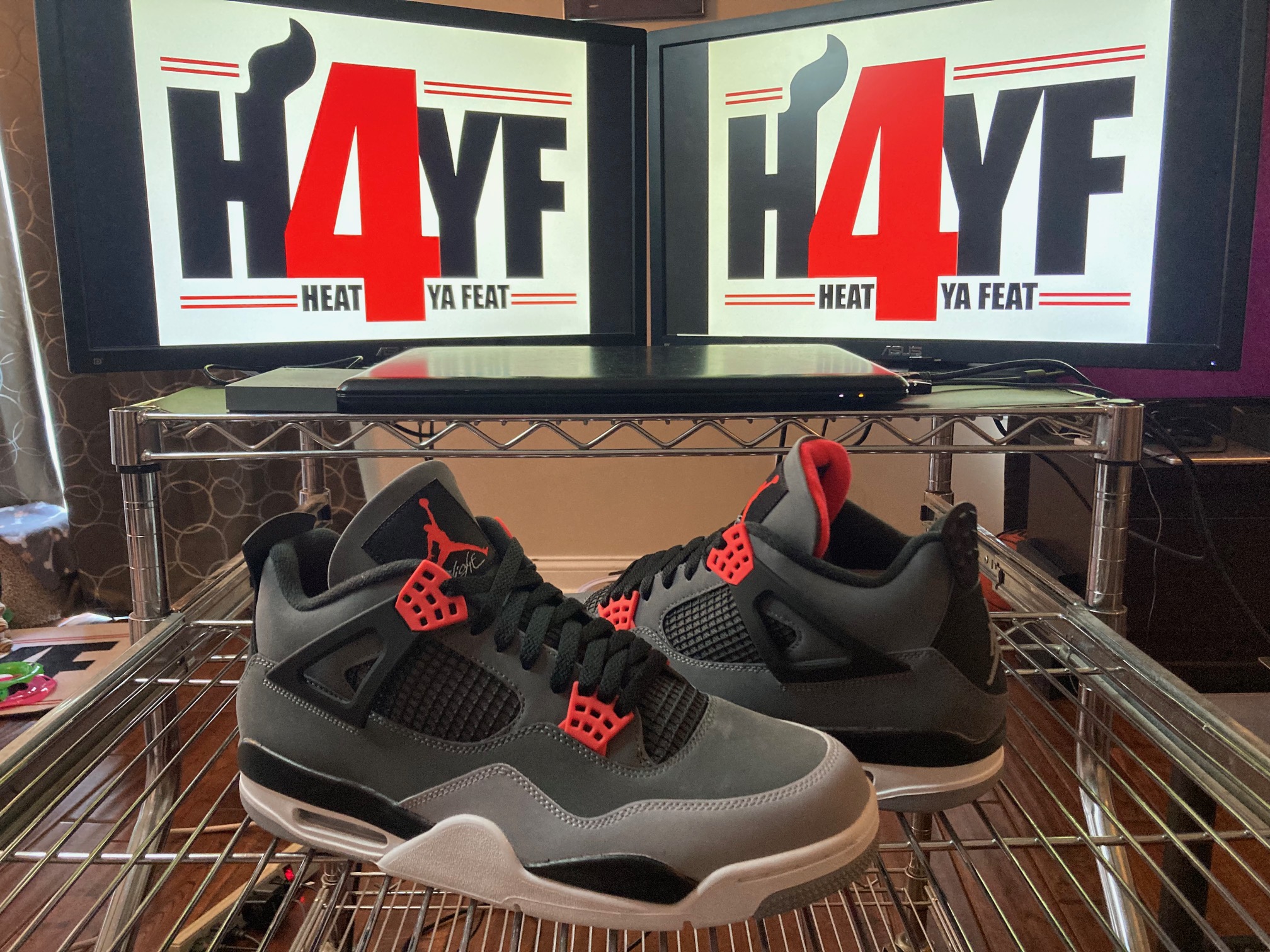 Air Jordan 4 Retro "Infrared" Sz 12