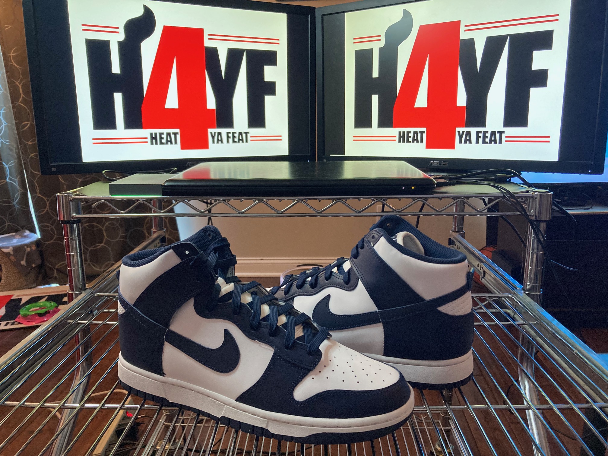 Nike Dunk High “Championship Navy” Sz 12