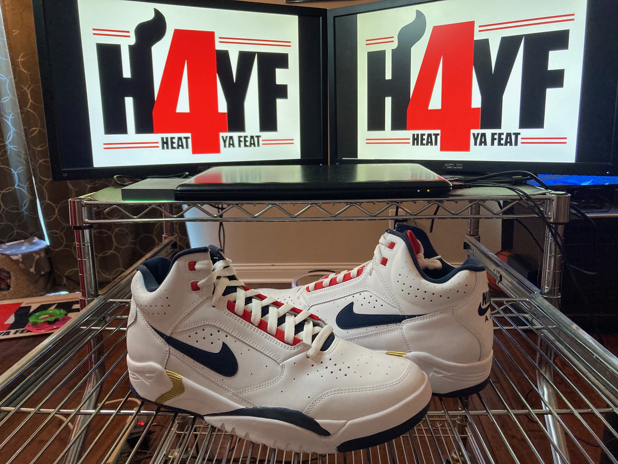 Nike Air Flight Lite Mid “Olympic” Sz 12