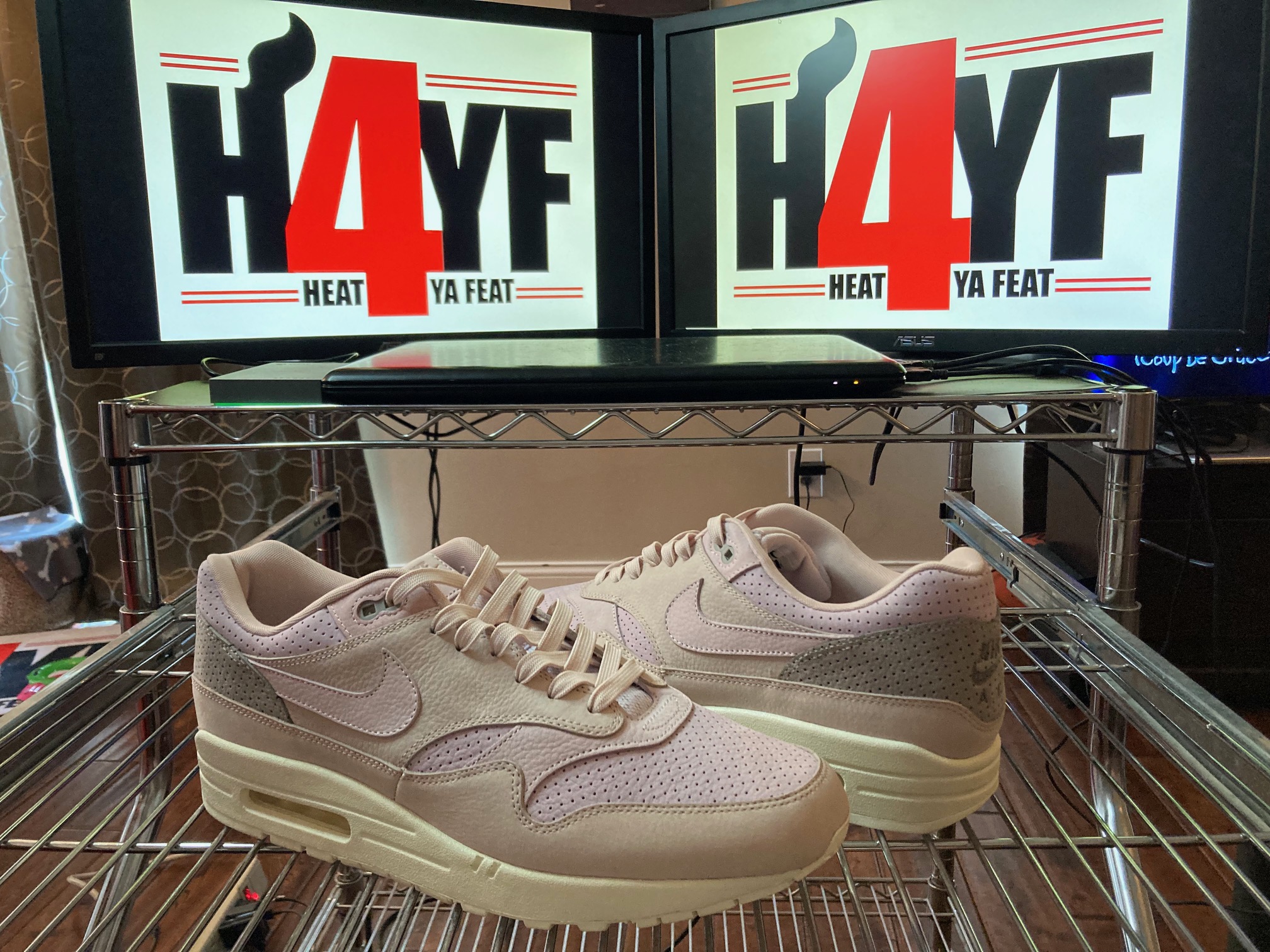 NikeLab Air Max 1 Pinnacle "Arctic Pink" Sz 12.5