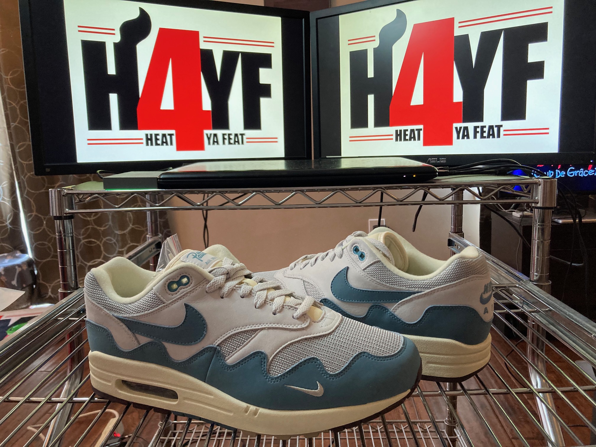 Air Max 1 x Patta "Noise Aqua" Sz 12