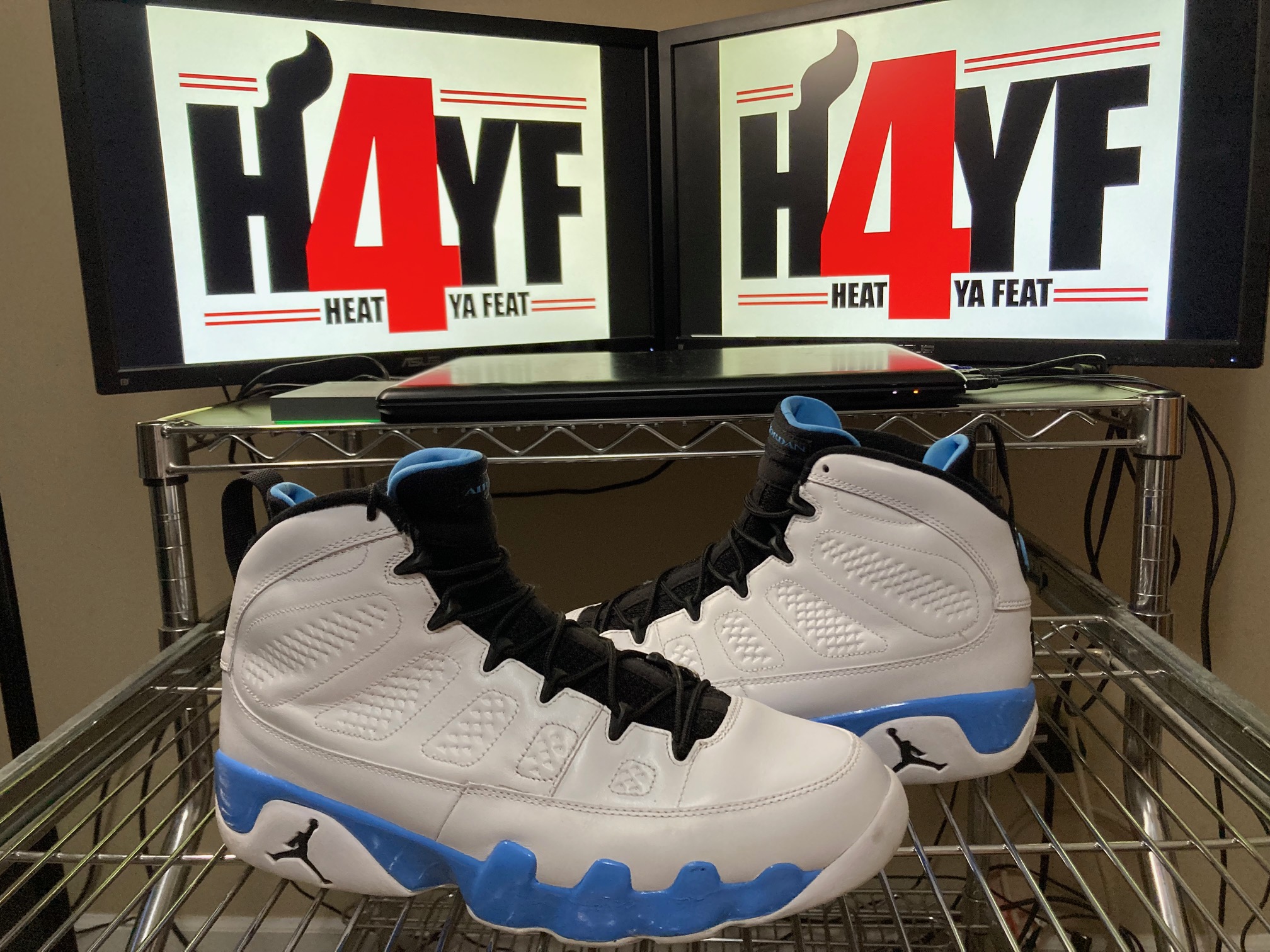 Air Jordan 9 Retro “Powder Blue” 2010 Sz 12