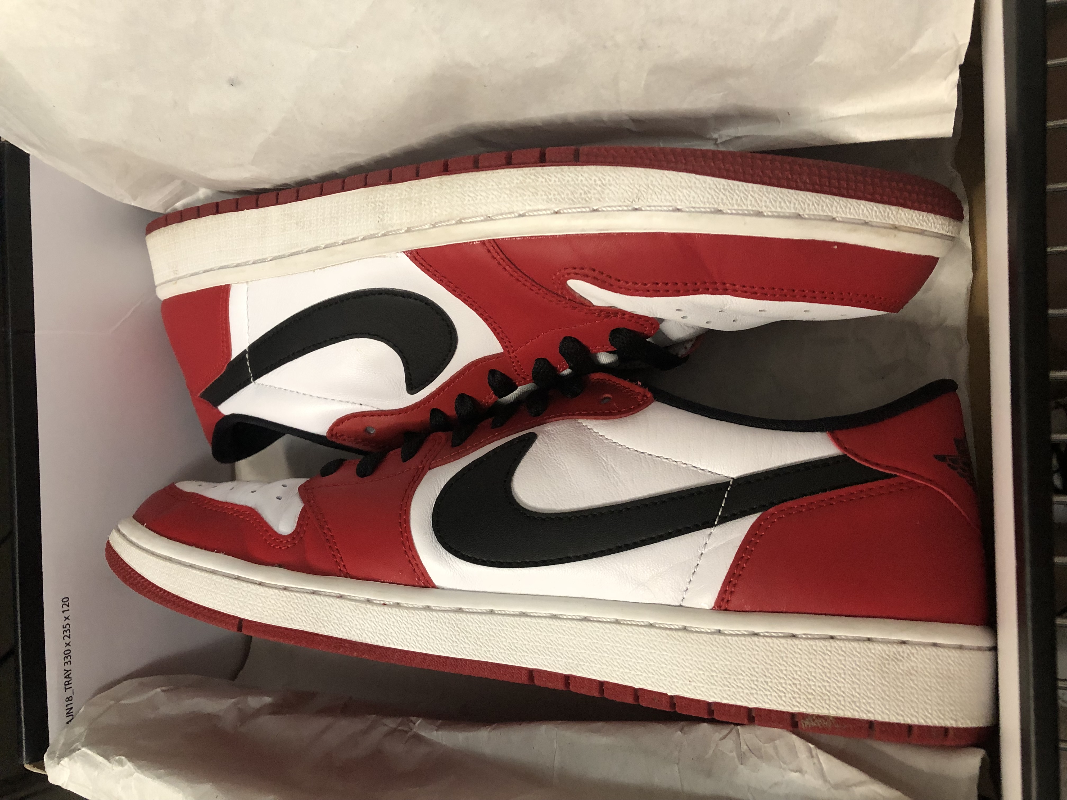 Air Jordan 1 Retro Low "CHICAGO" 2016 Sz 12