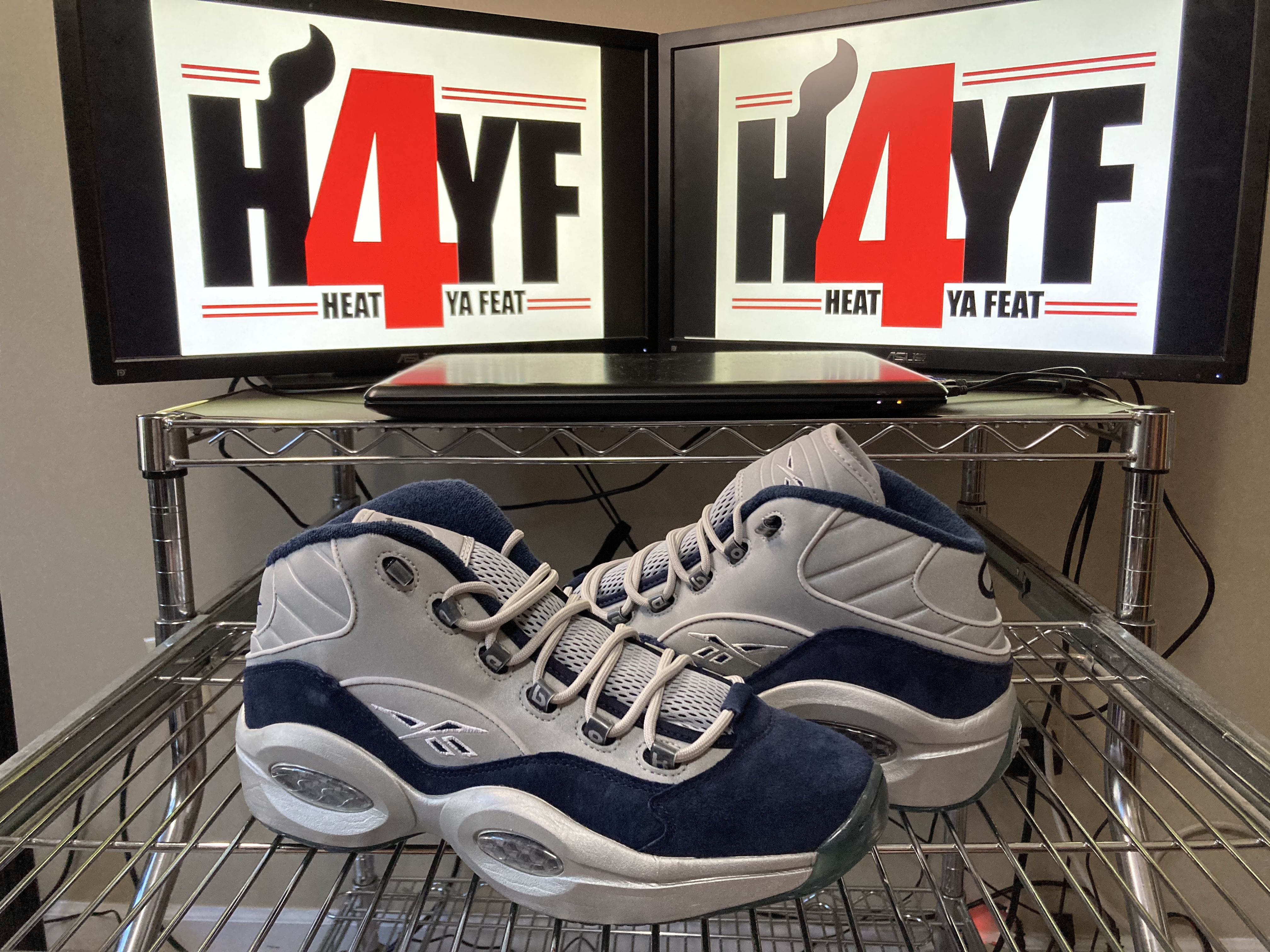 Reebok Question Mid “Gridiron” Sz 12