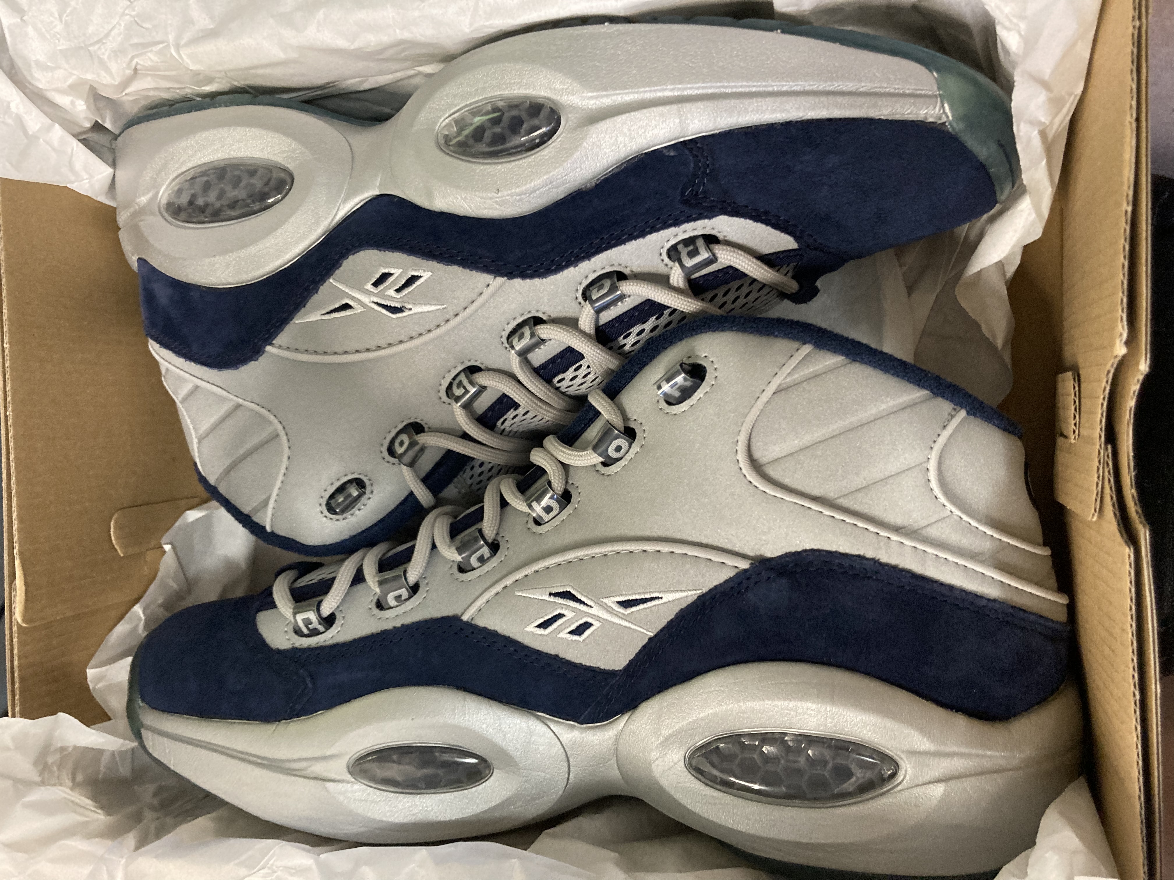 Reebok Question Mid “Gridiron” Sz 12