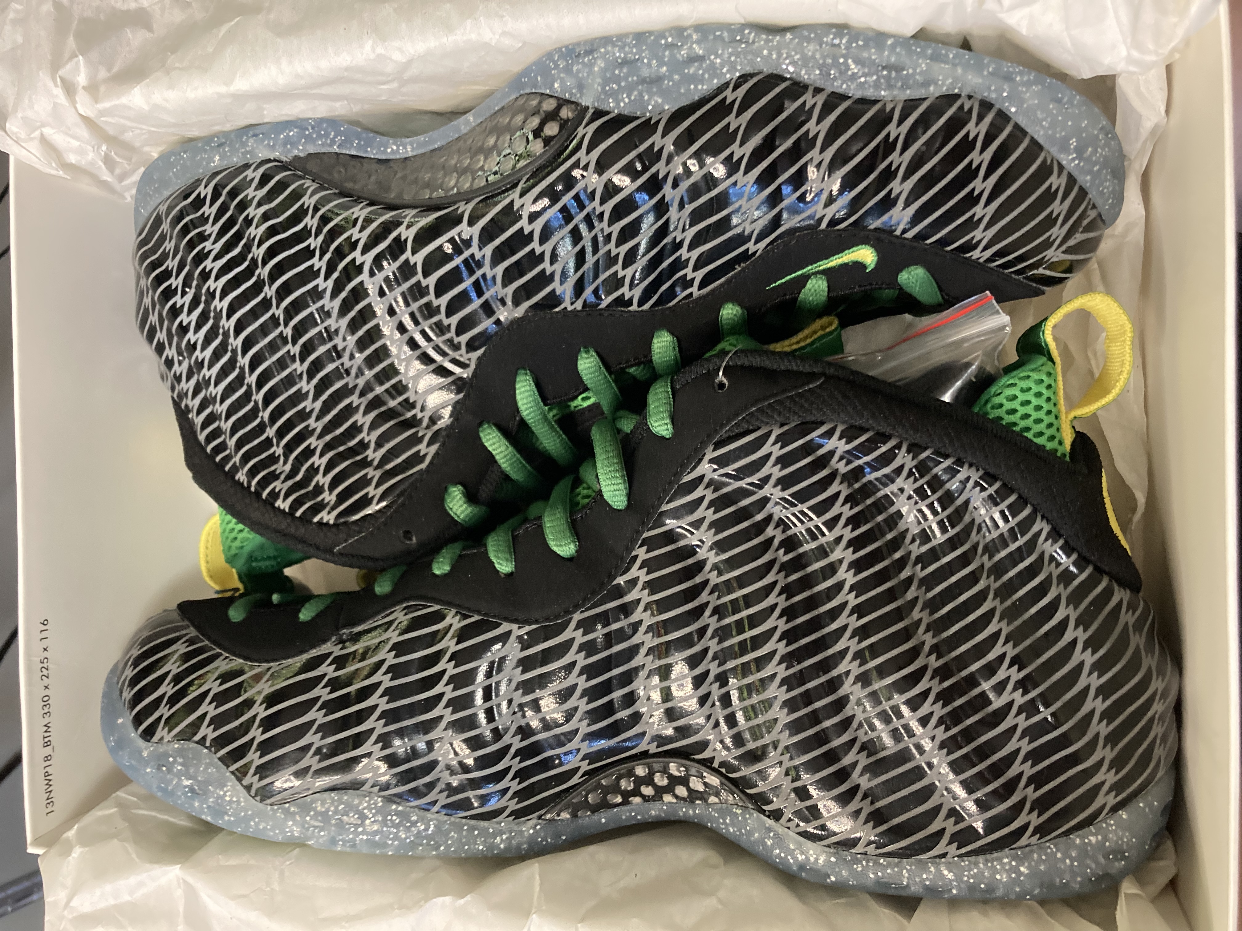 Nike Air Foamposite One "Oregon Ducks" Sz 12
