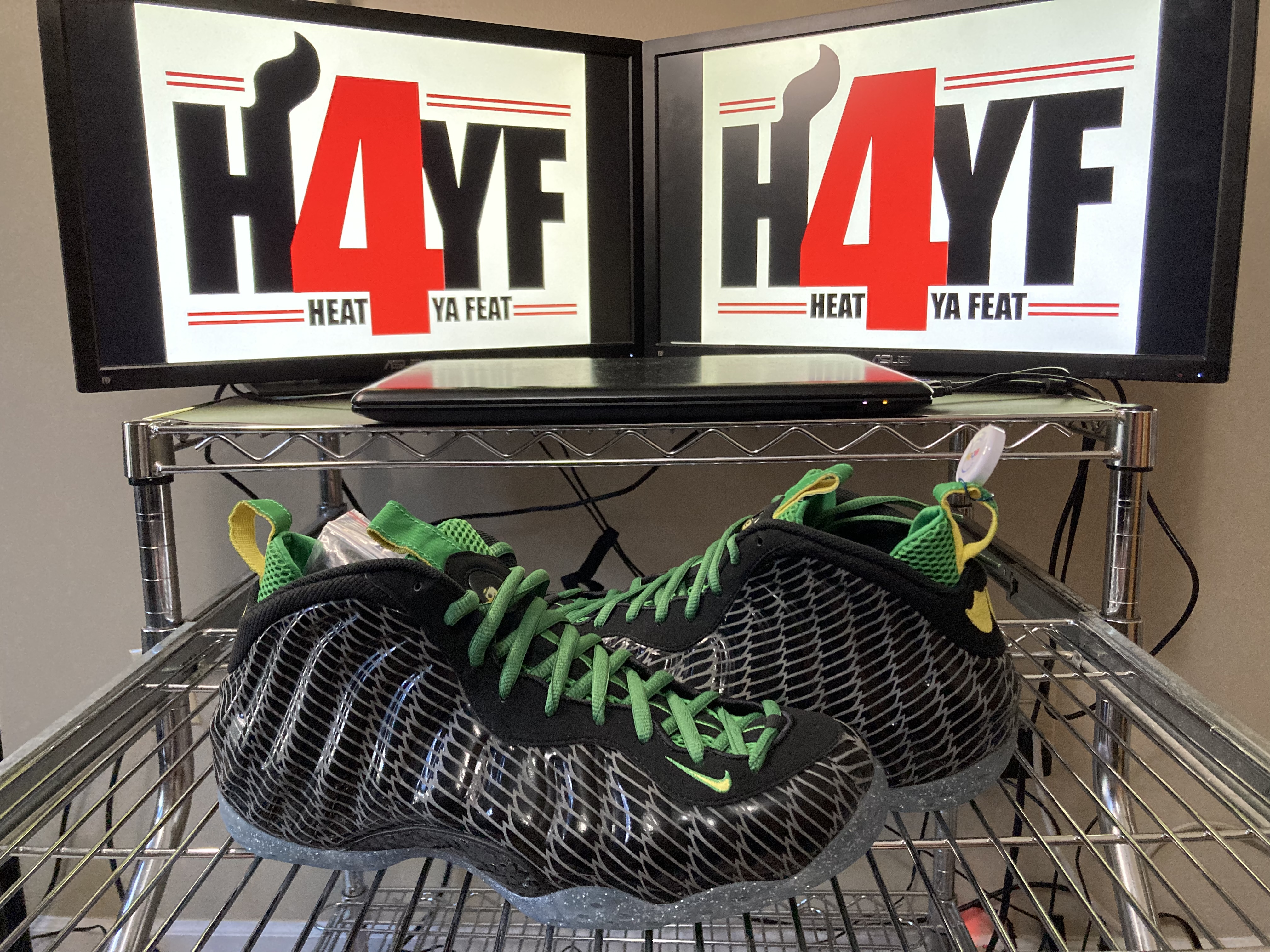 Nike Air Foamposite One "Oregon Ducks" Sz 12