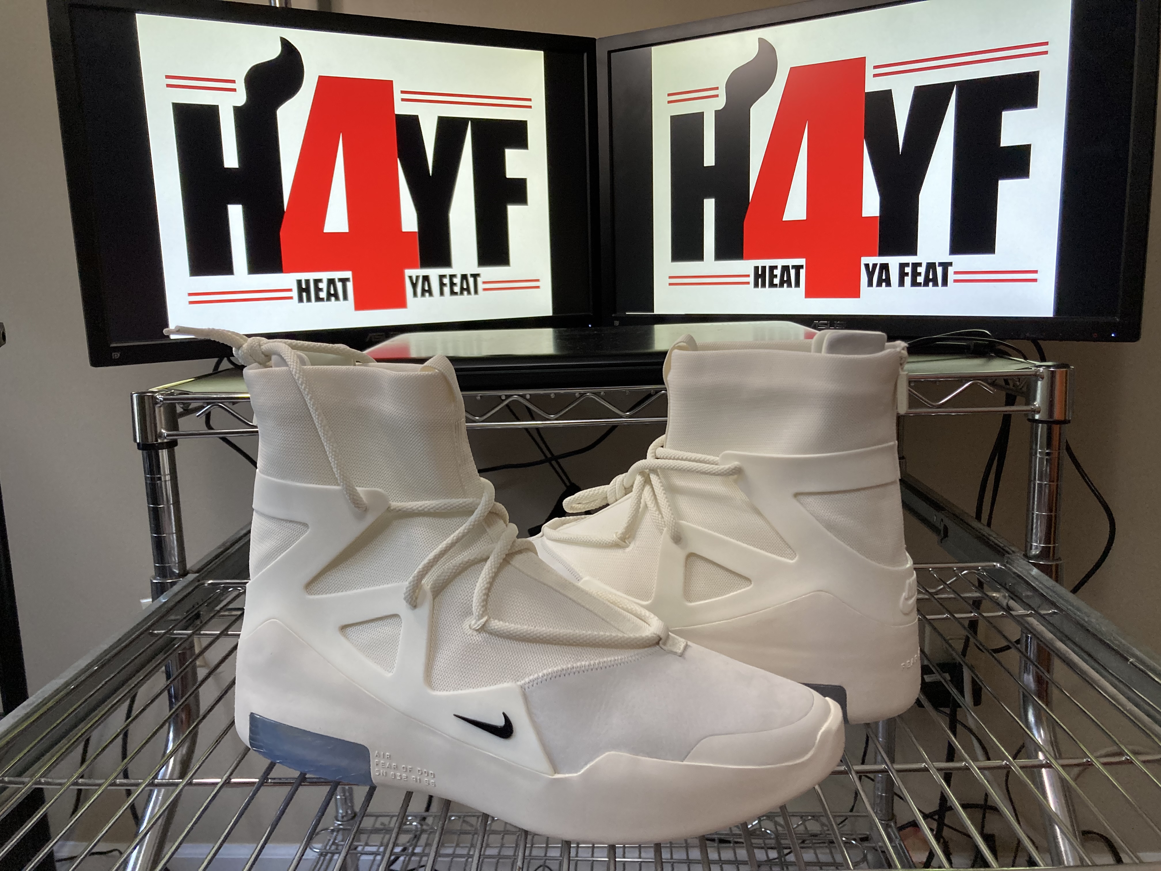 Nike Air Fear of God 1 "Sail" Sz 12