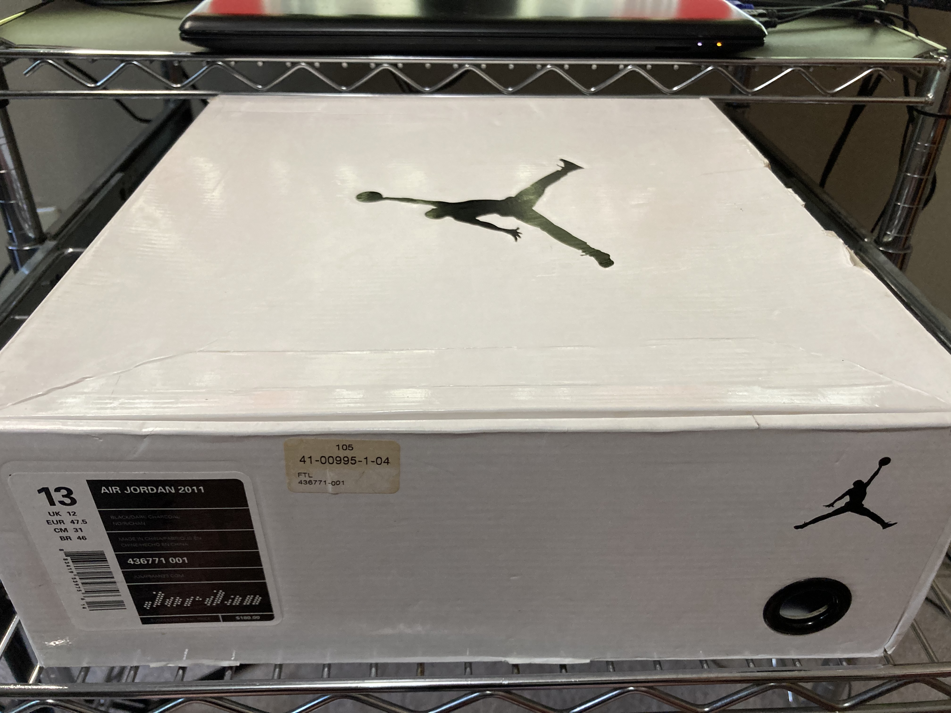 Air Jordan 2011 "Blackout" Sz 13