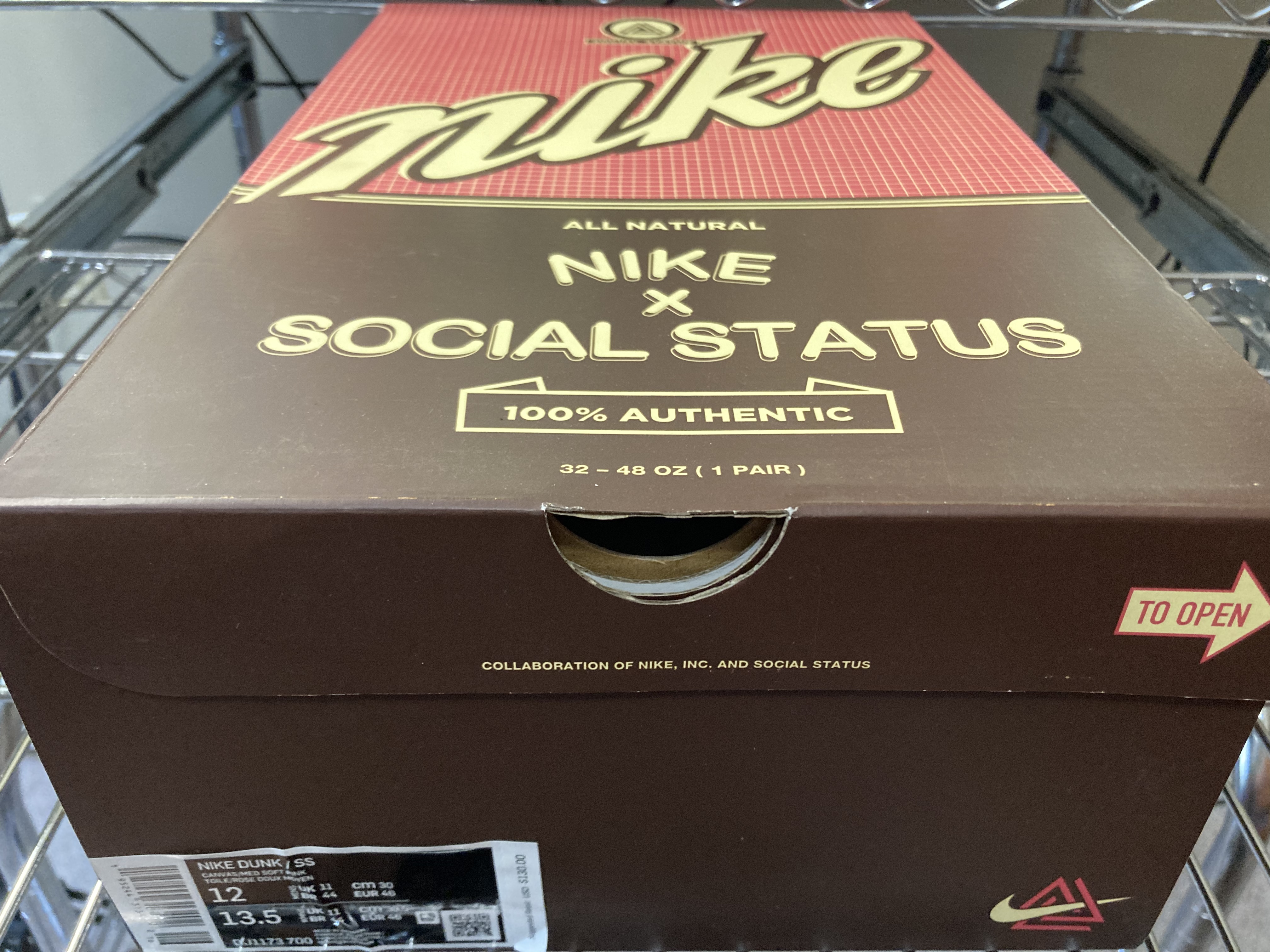 Nike Dunk Mid x Social Status “Chocolate Milk” Sz 12