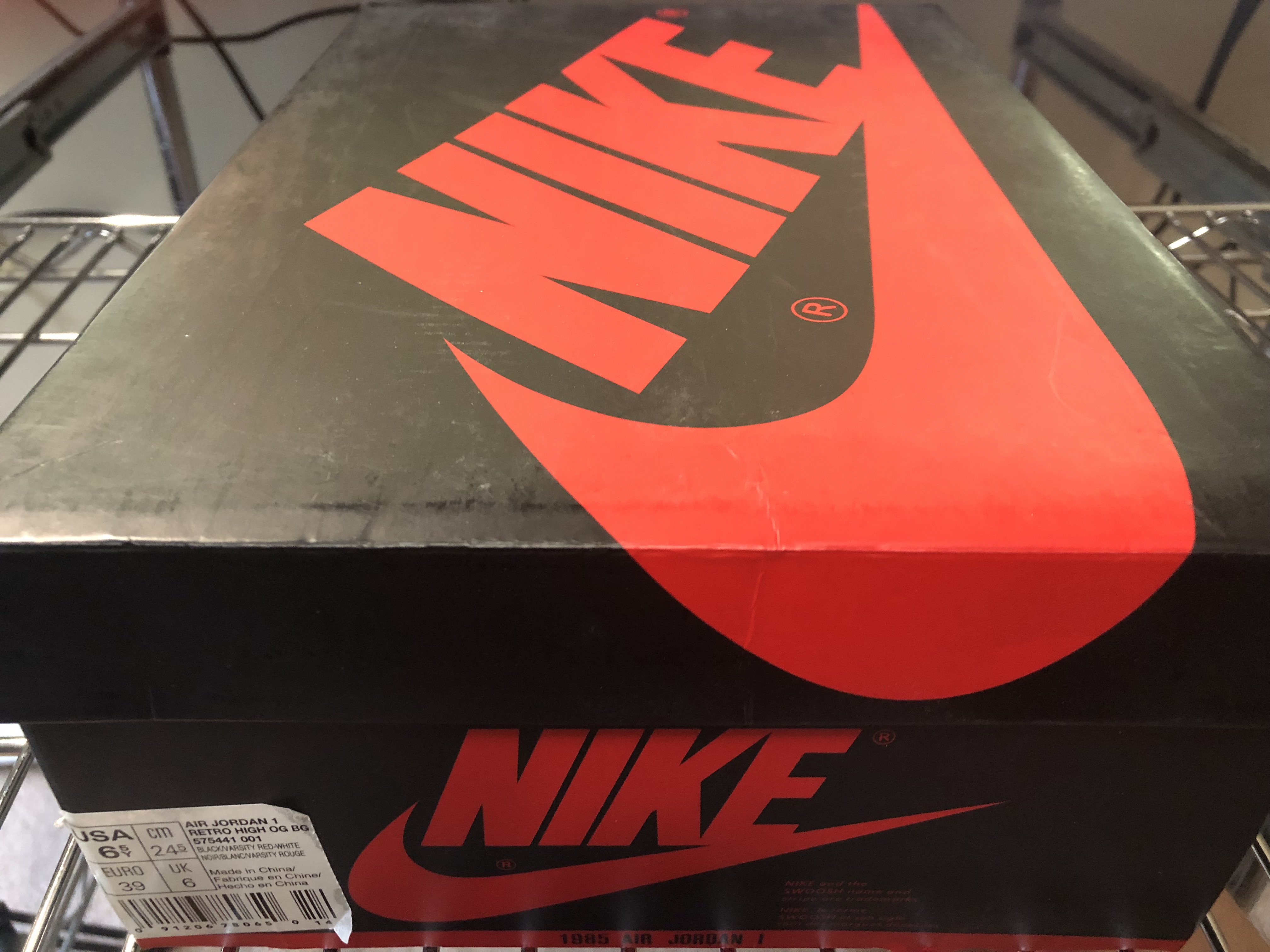 Air Jordan 1 GS “Banned” Sz 6.5
