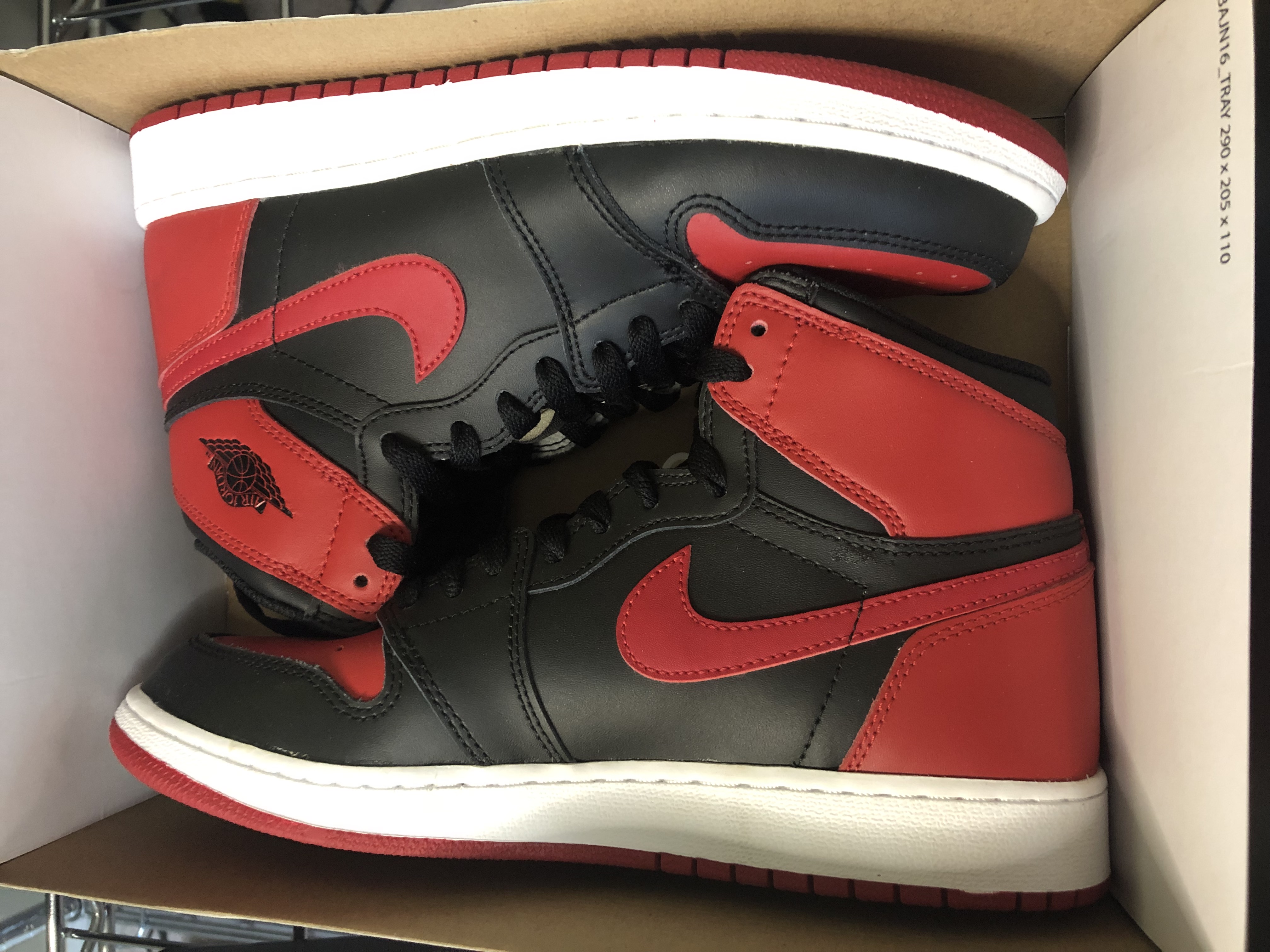 Air Jordan 1 GS “Banned” Sz 6.5