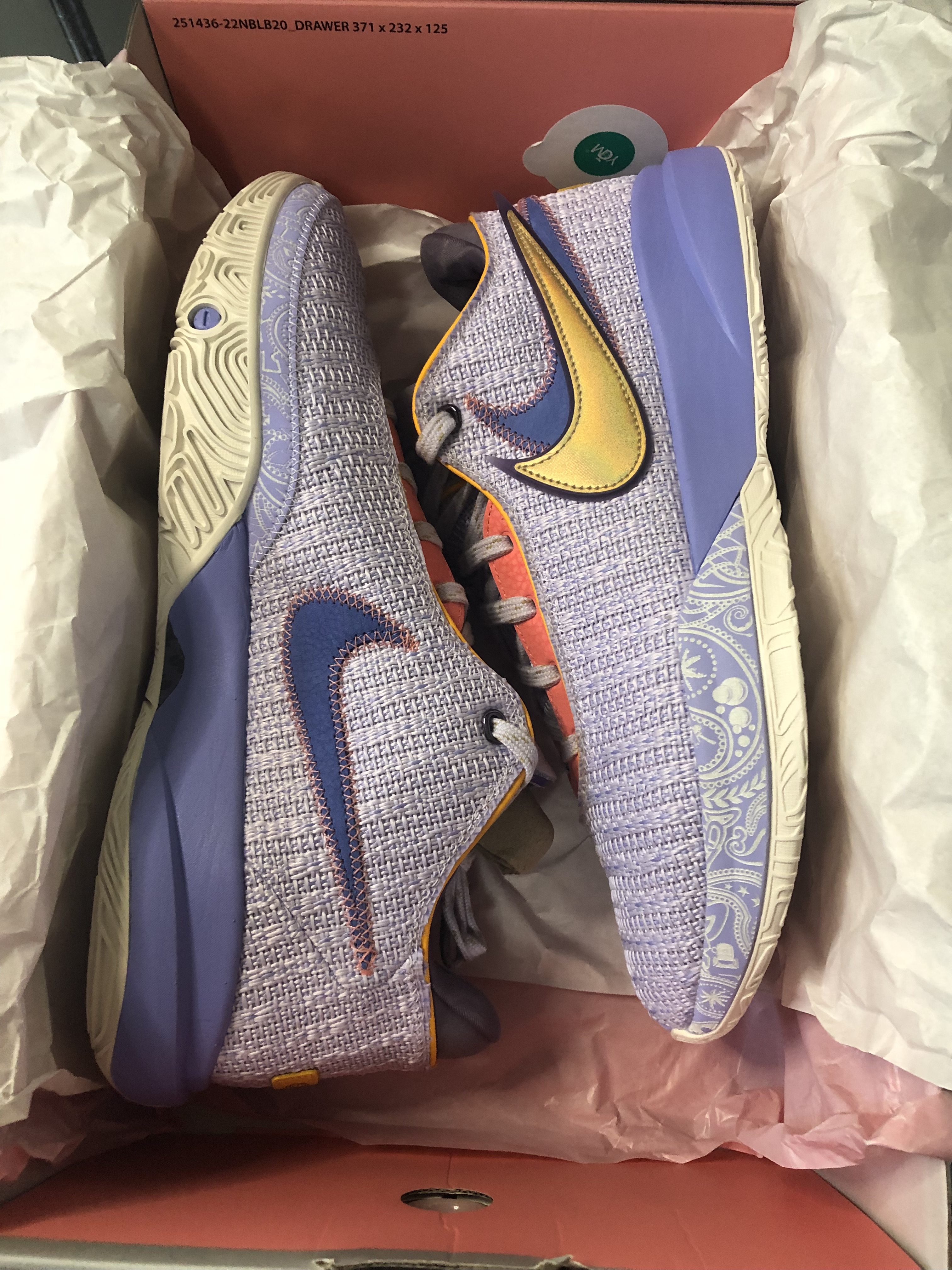 Nike LeBron 20 “Violet Frost” Sz 12