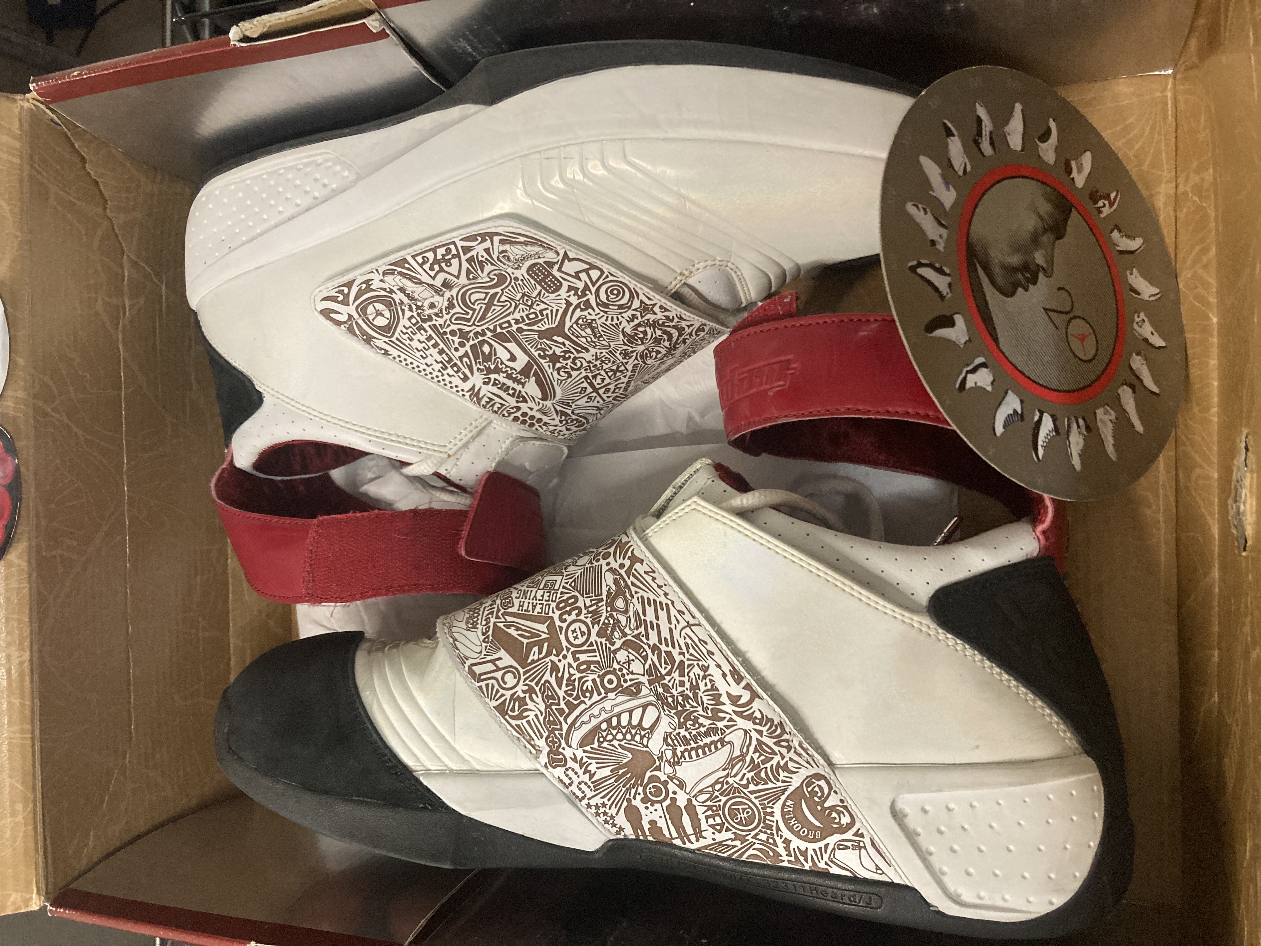Air Jordan 20 "White Laser" Sz 12