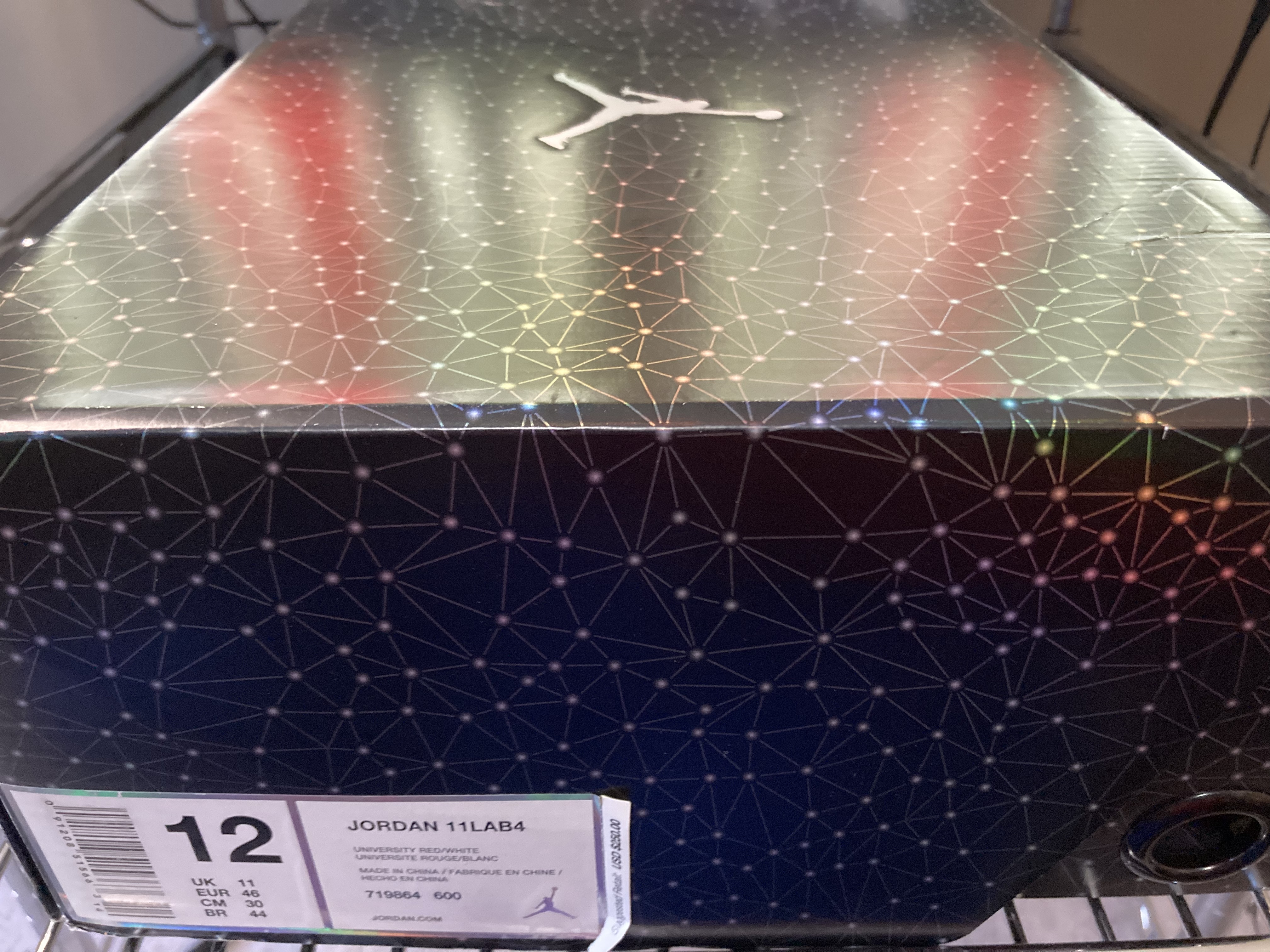 Air Jordan IV "11Lab4Red" Sz 12