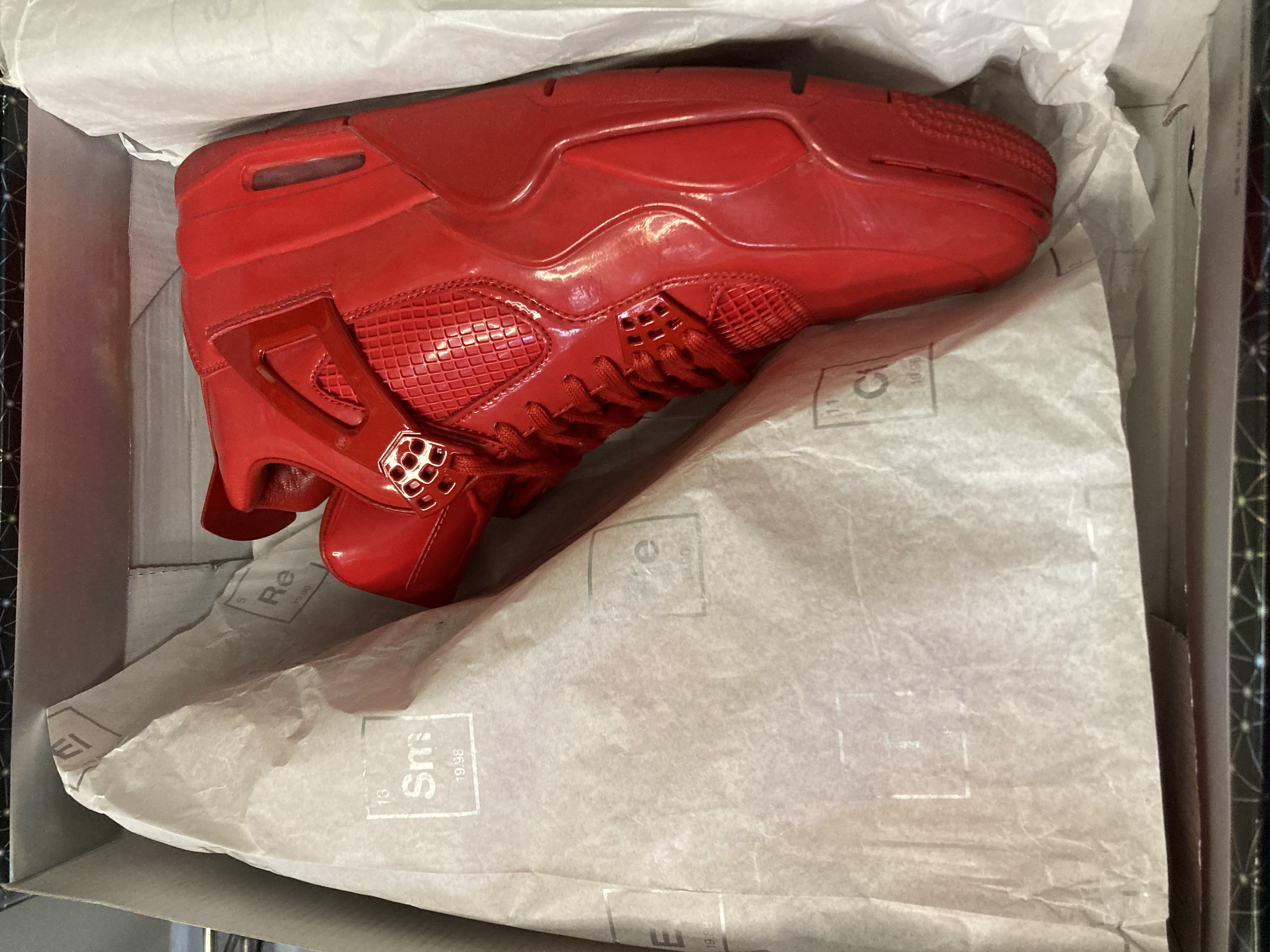 Air Jordan IV "11Lab4Red" Sz 12