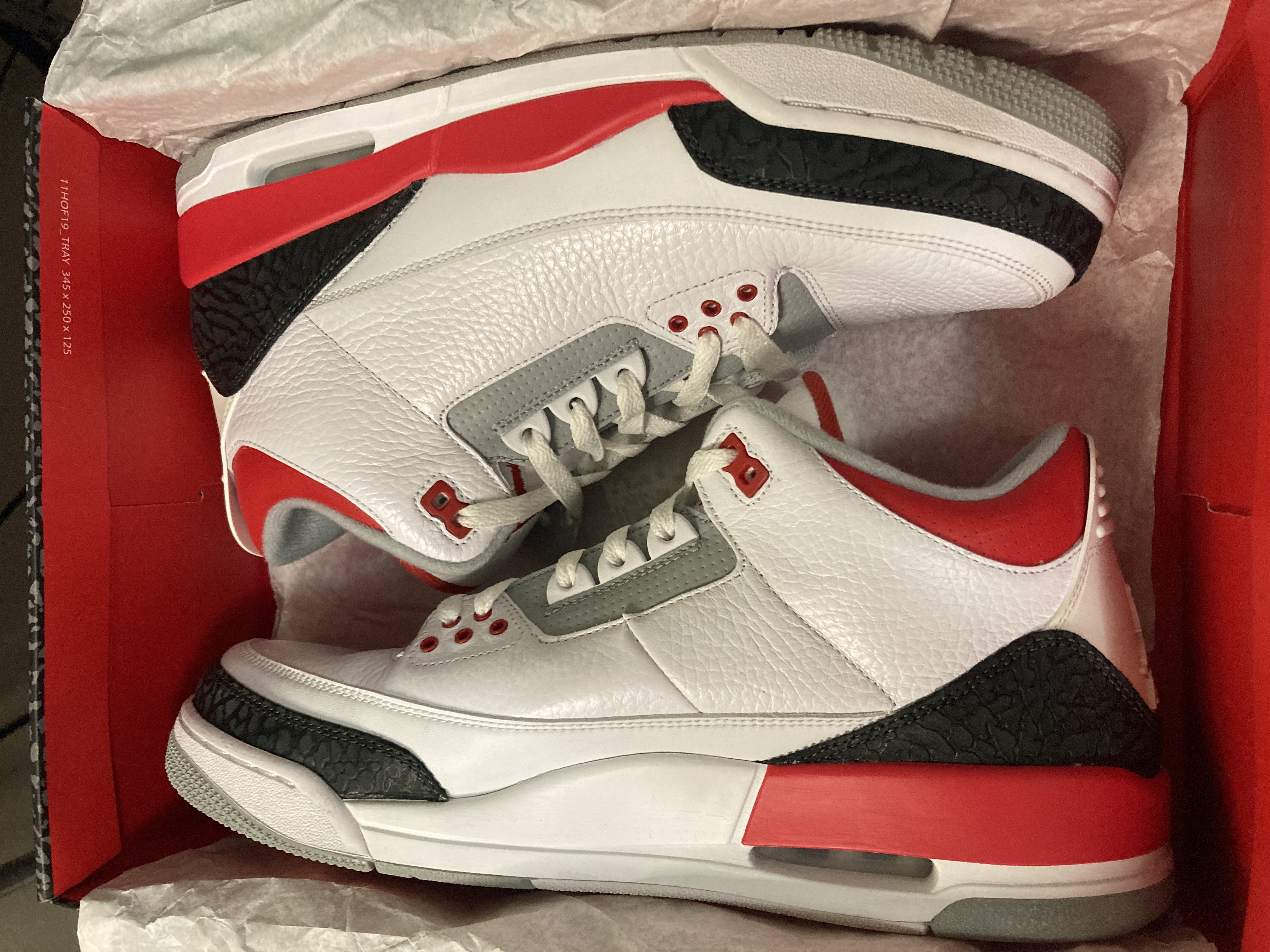 Air Jordan 3 “Fire Red” 2013 Sz 12
