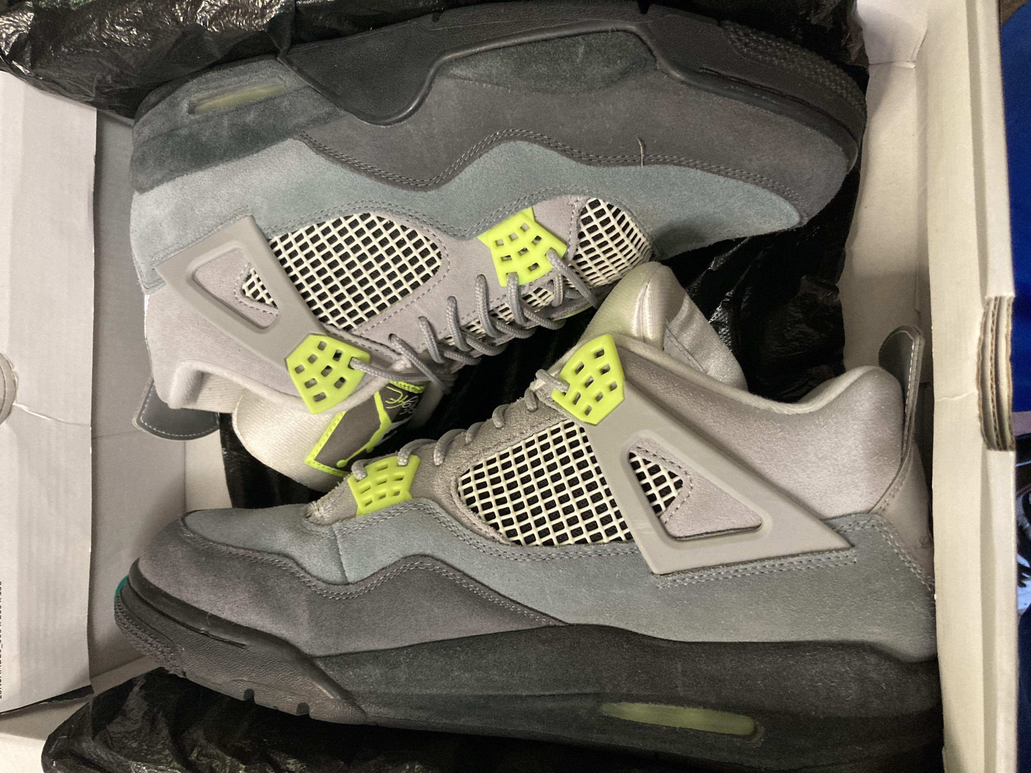 Air Jordan IV Retro SE "95 Neon" Sz 12