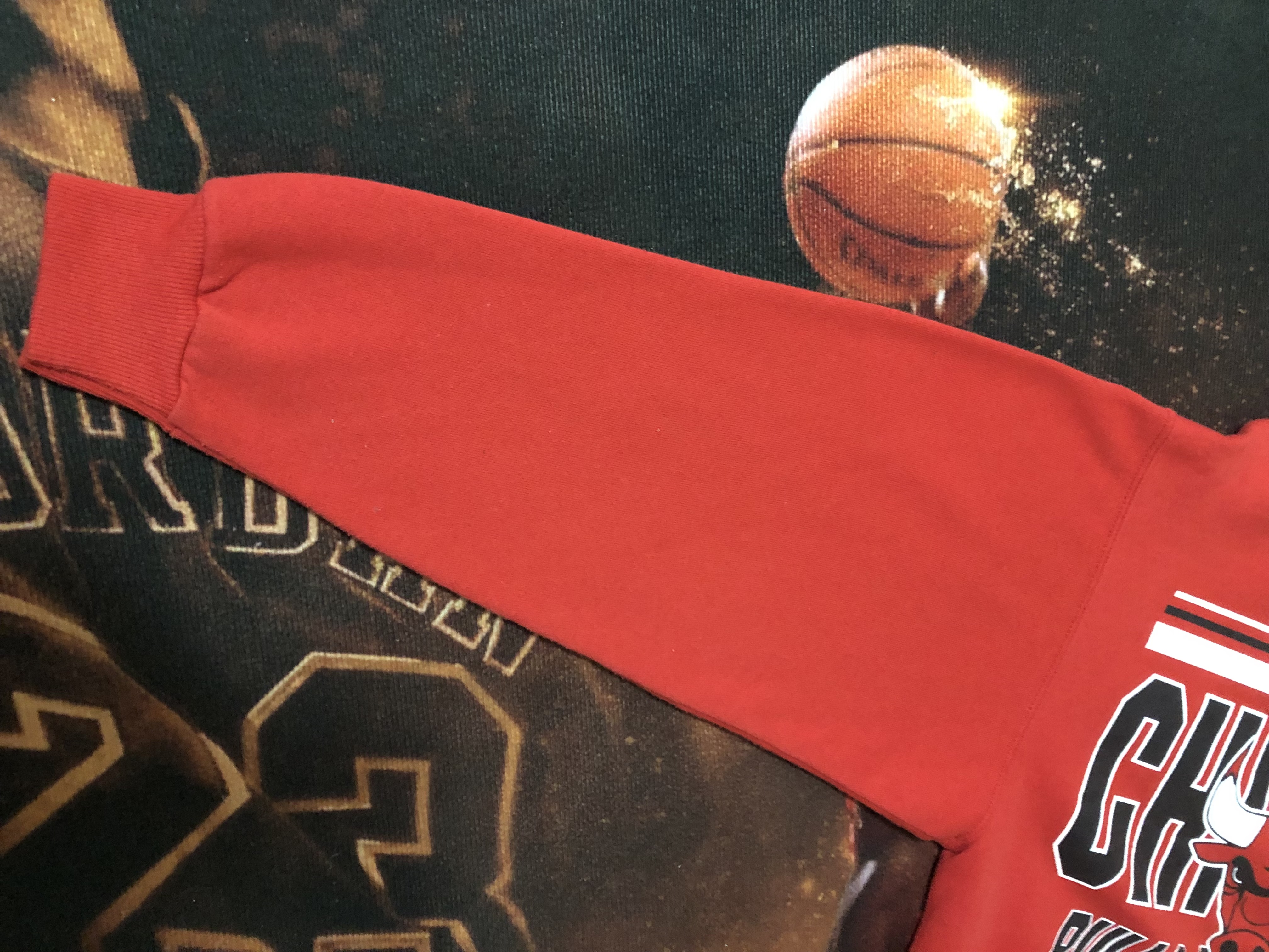 Chicago Bulls Team Hanes Sweatshirt Sz L