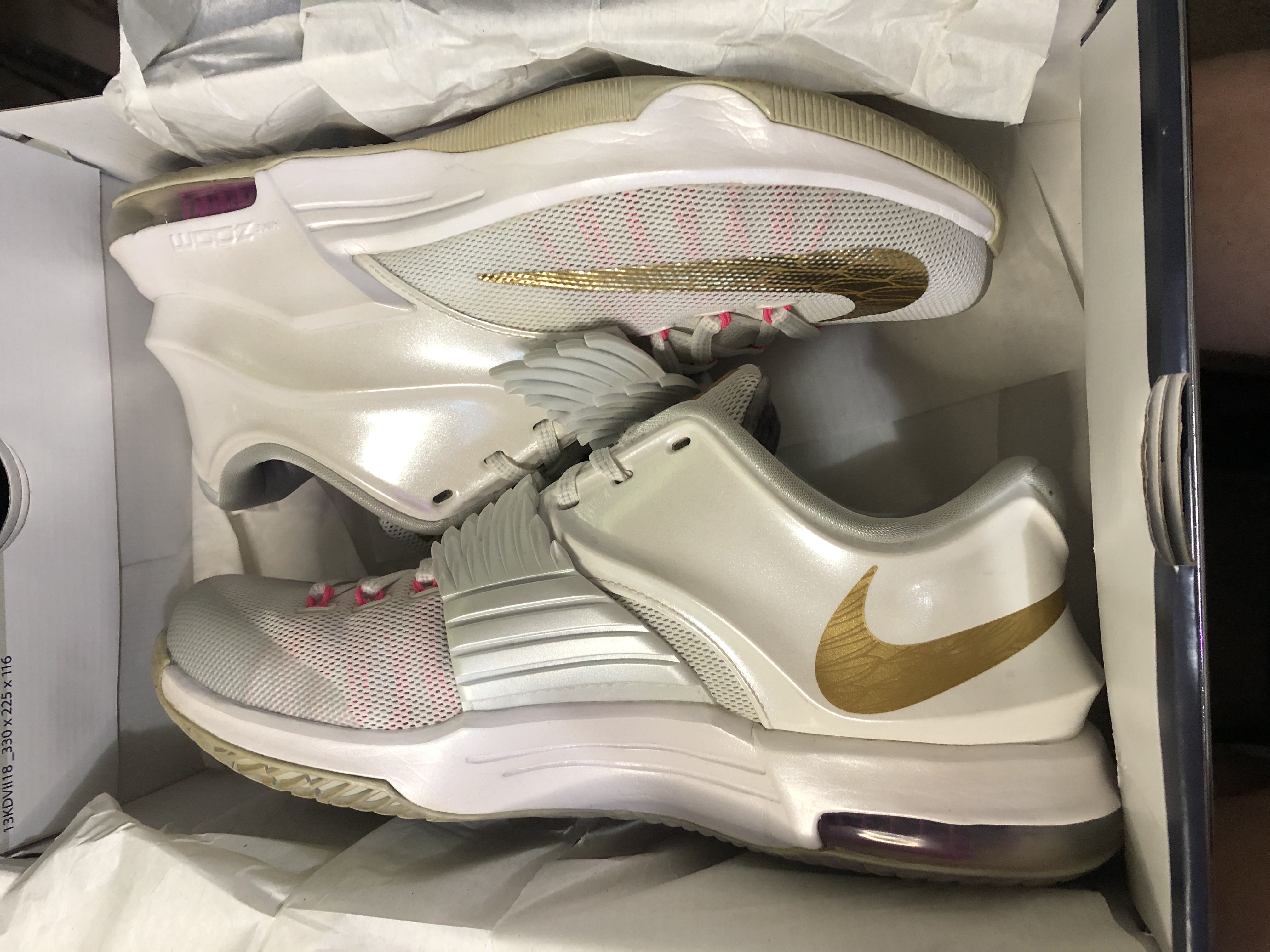 Nike KD 7 PRM “Aunt Pearl” Sz 8.5