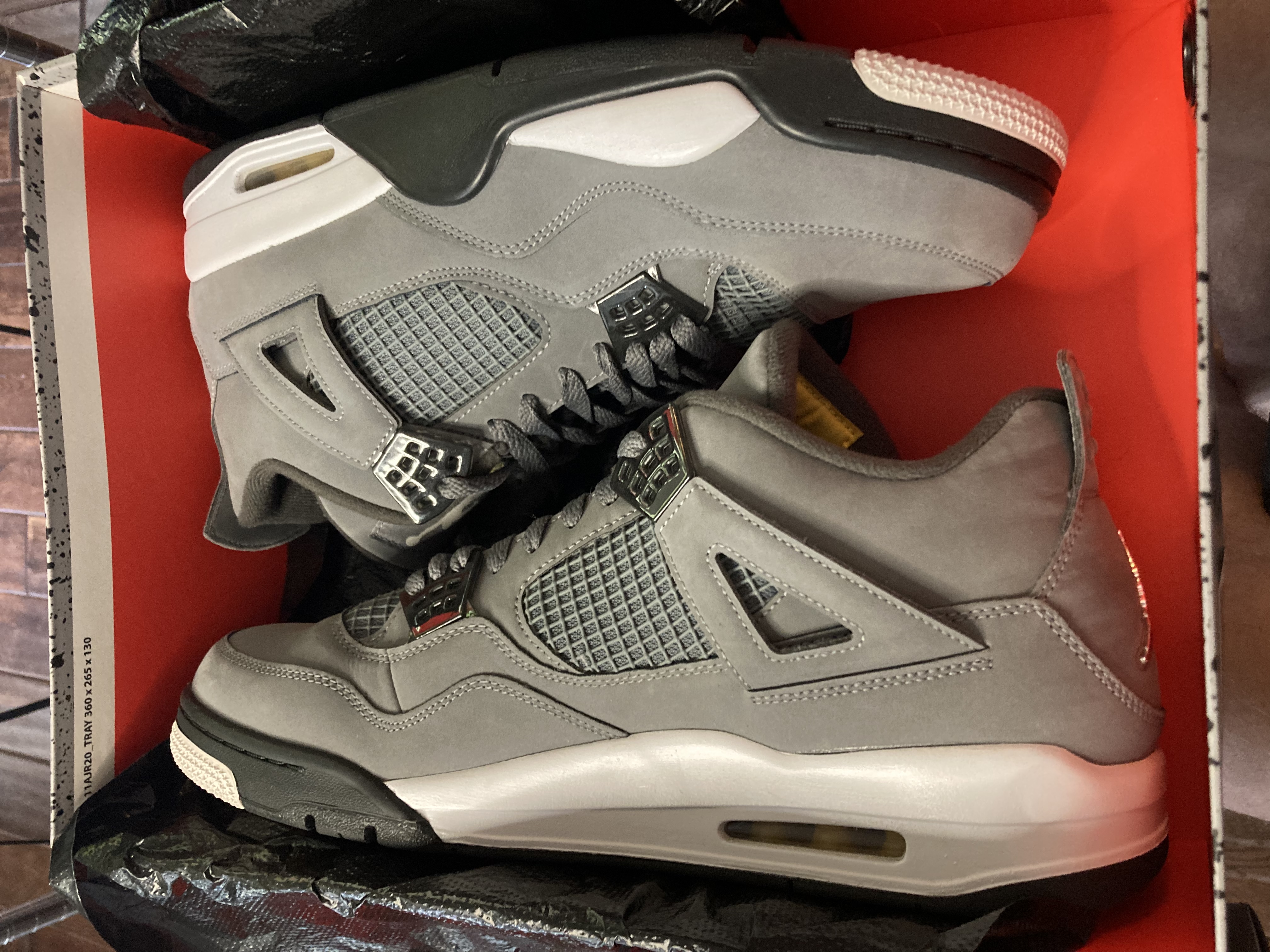 Air Jordan 4 "Cool Grey" 2019 Sz 13