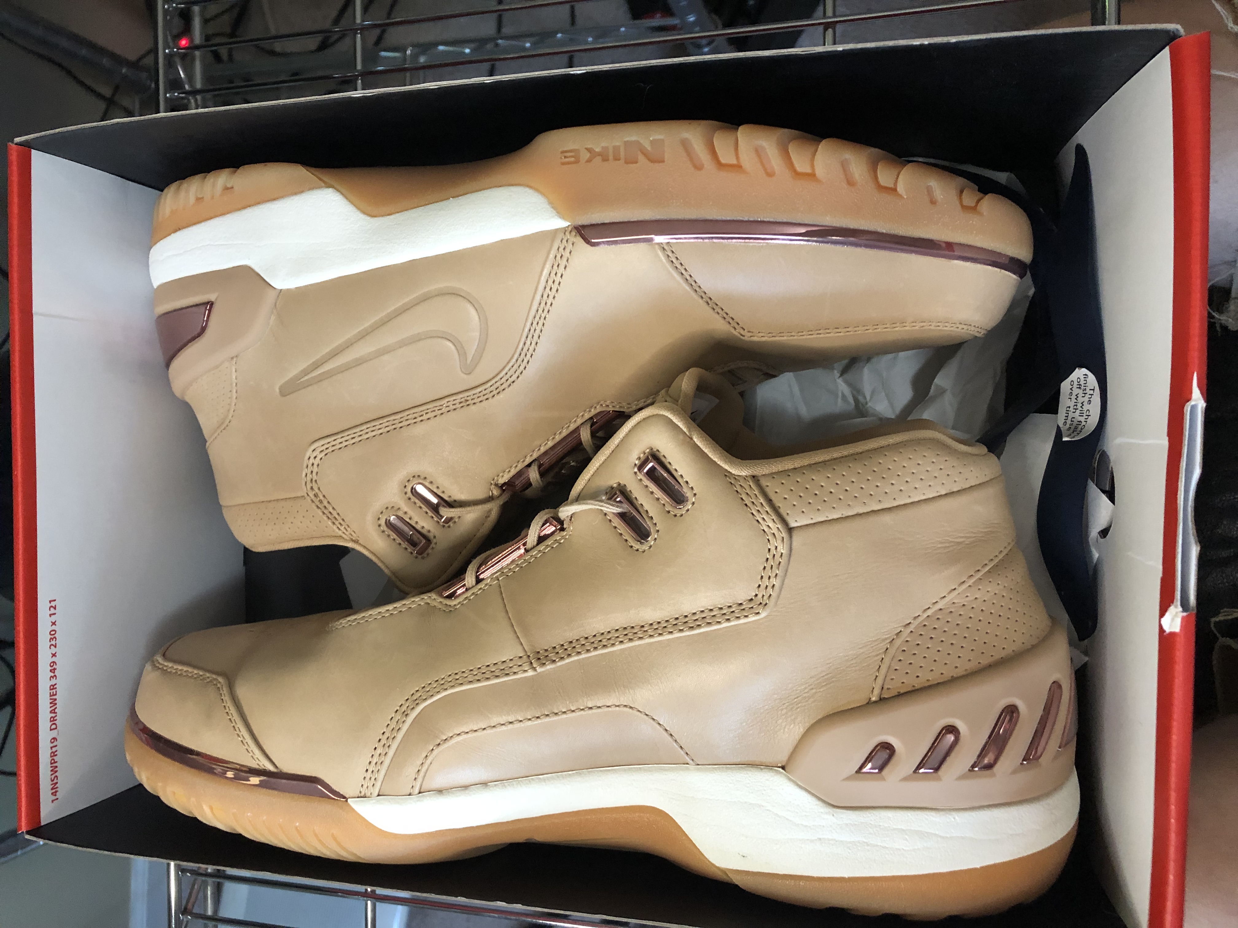 Nike Air Zoom Generation AS QS "Vachetta Tan" Sz 12