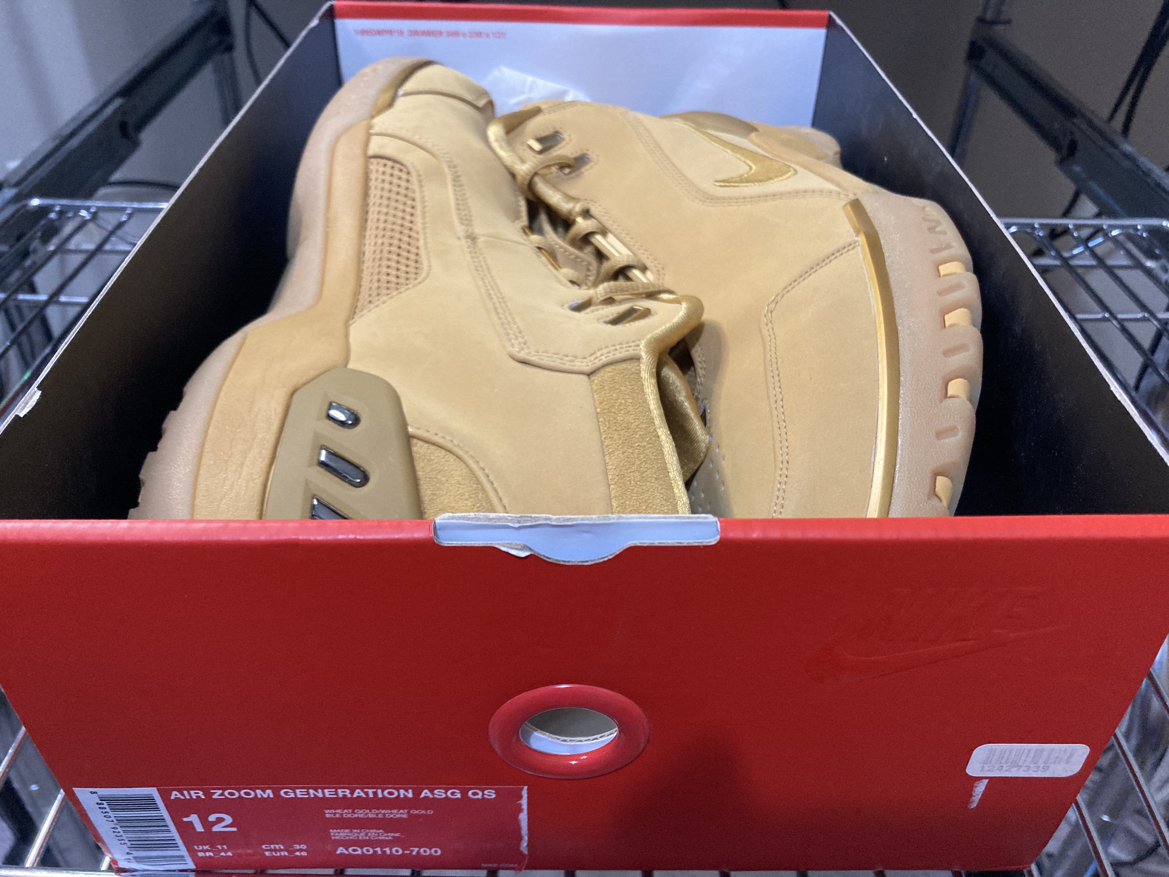 Nike Air Zoom Generation ASG QS “Wheat” Sz 12