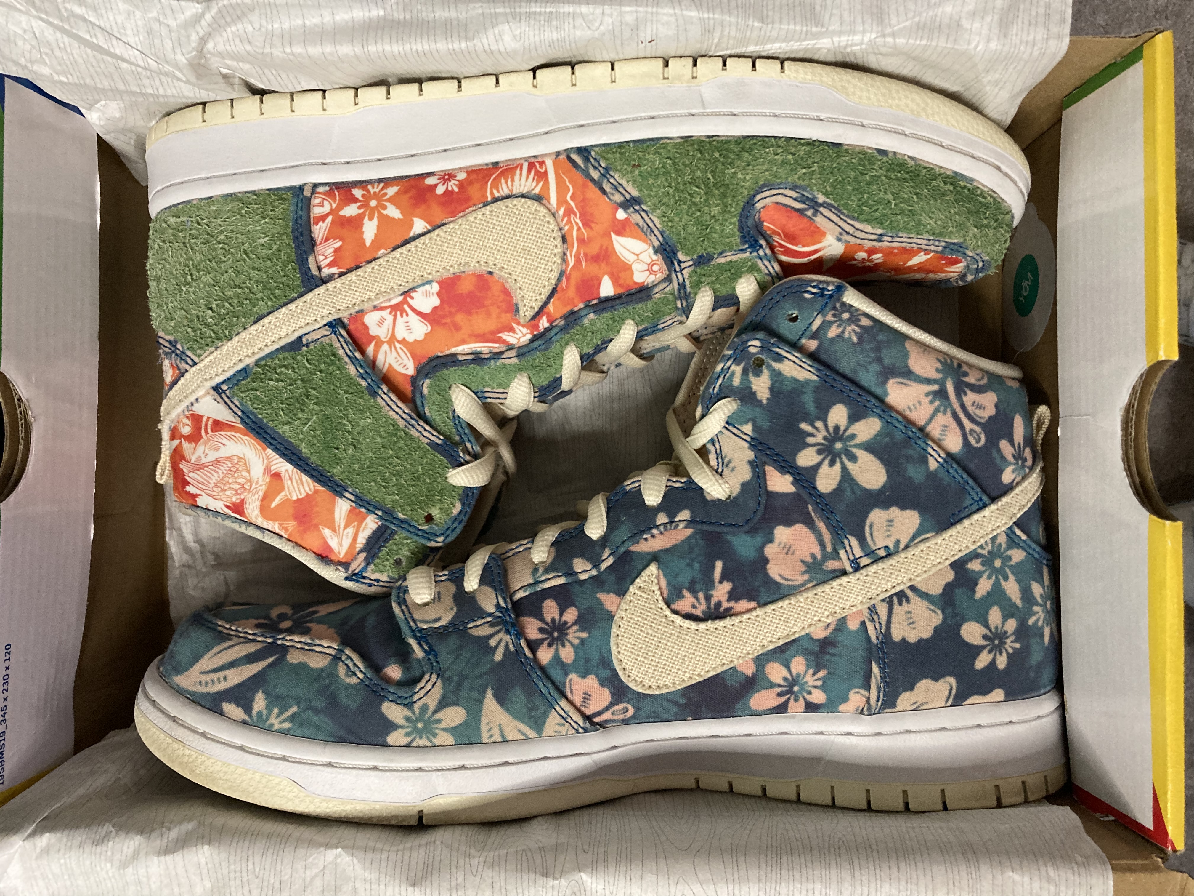 Nike SB Dunk High “Hawaii” Sz 12