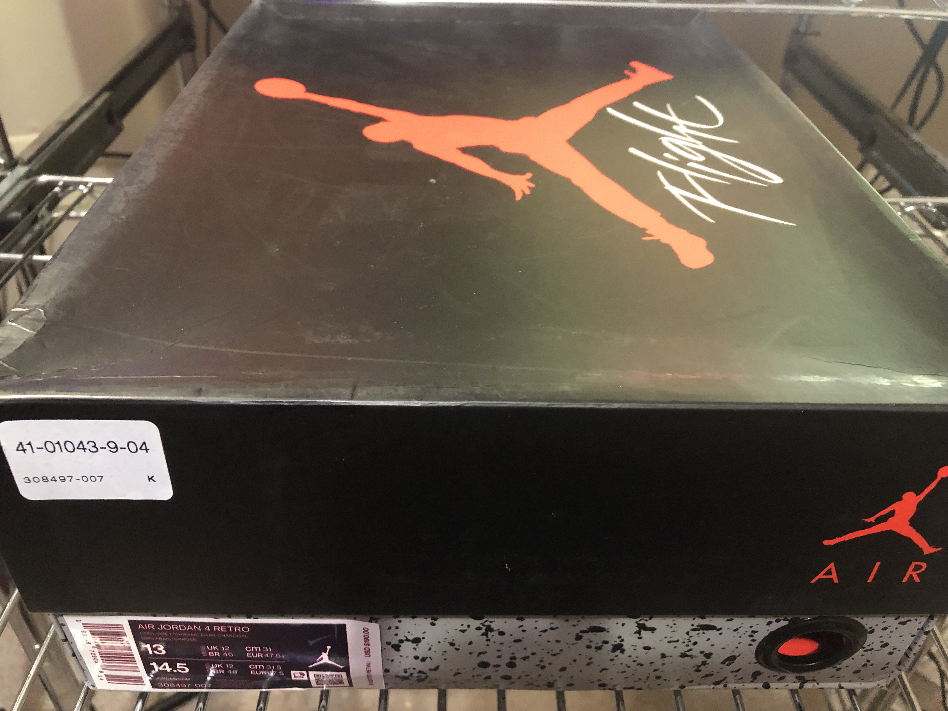 Air Jordan 4 "Cool Grey" 2019 Sz 13