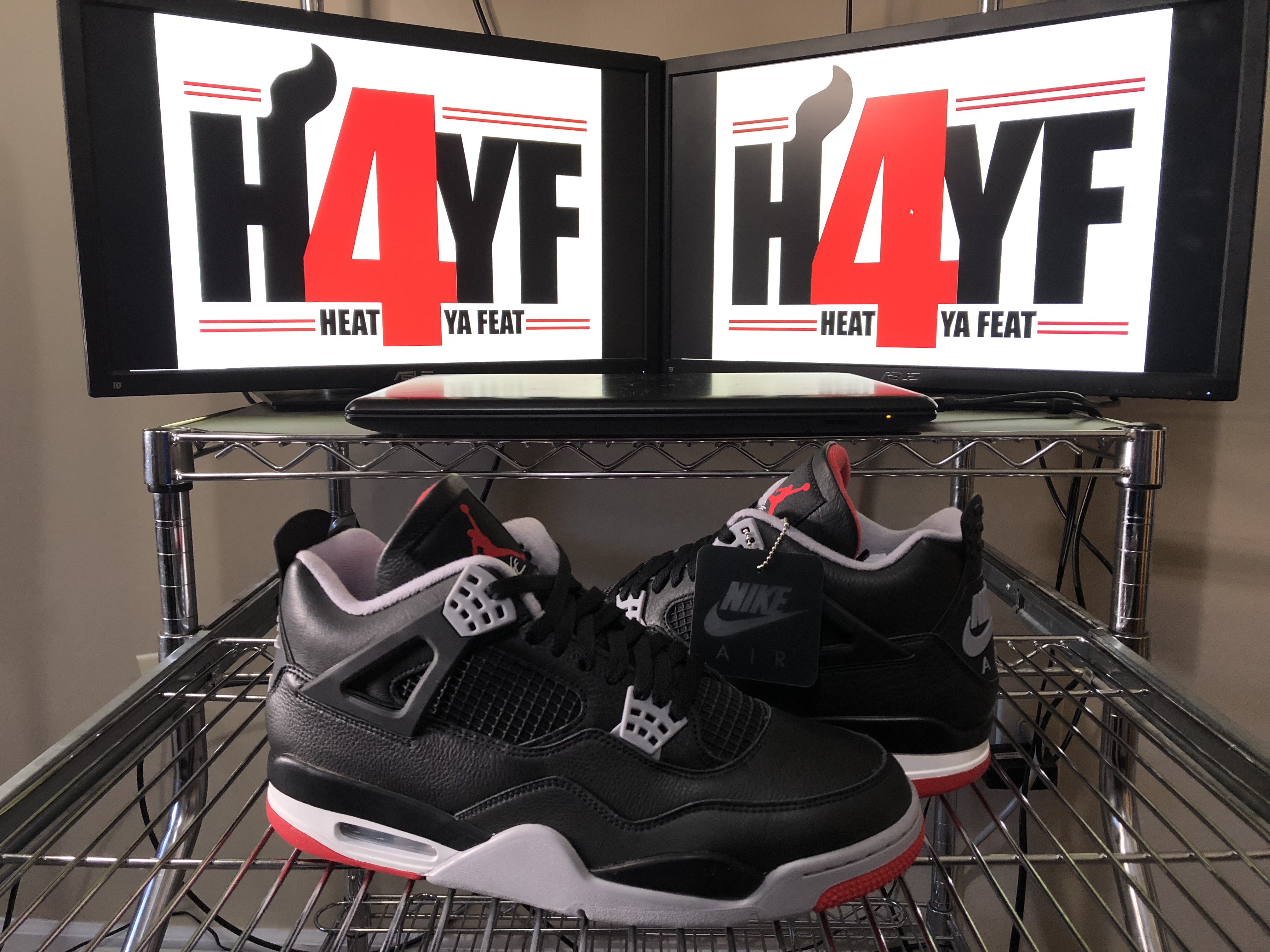 Air Jordan 4 Reimagined 'BRED' Sz 12