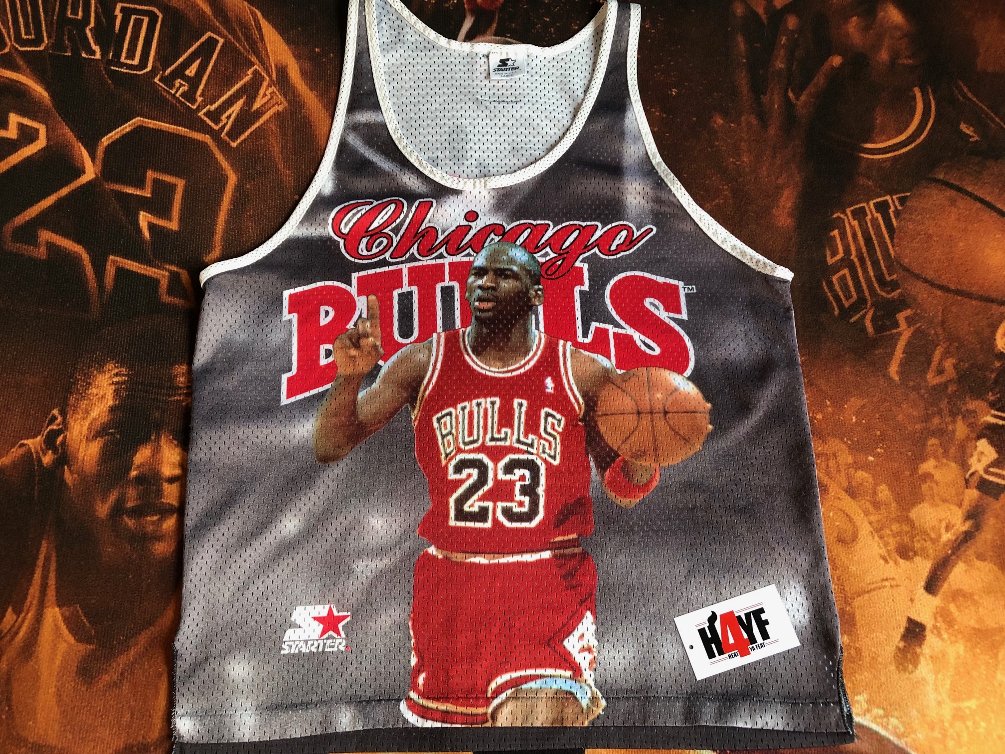 Michael Jordan Starter Graphic Tank Sz L