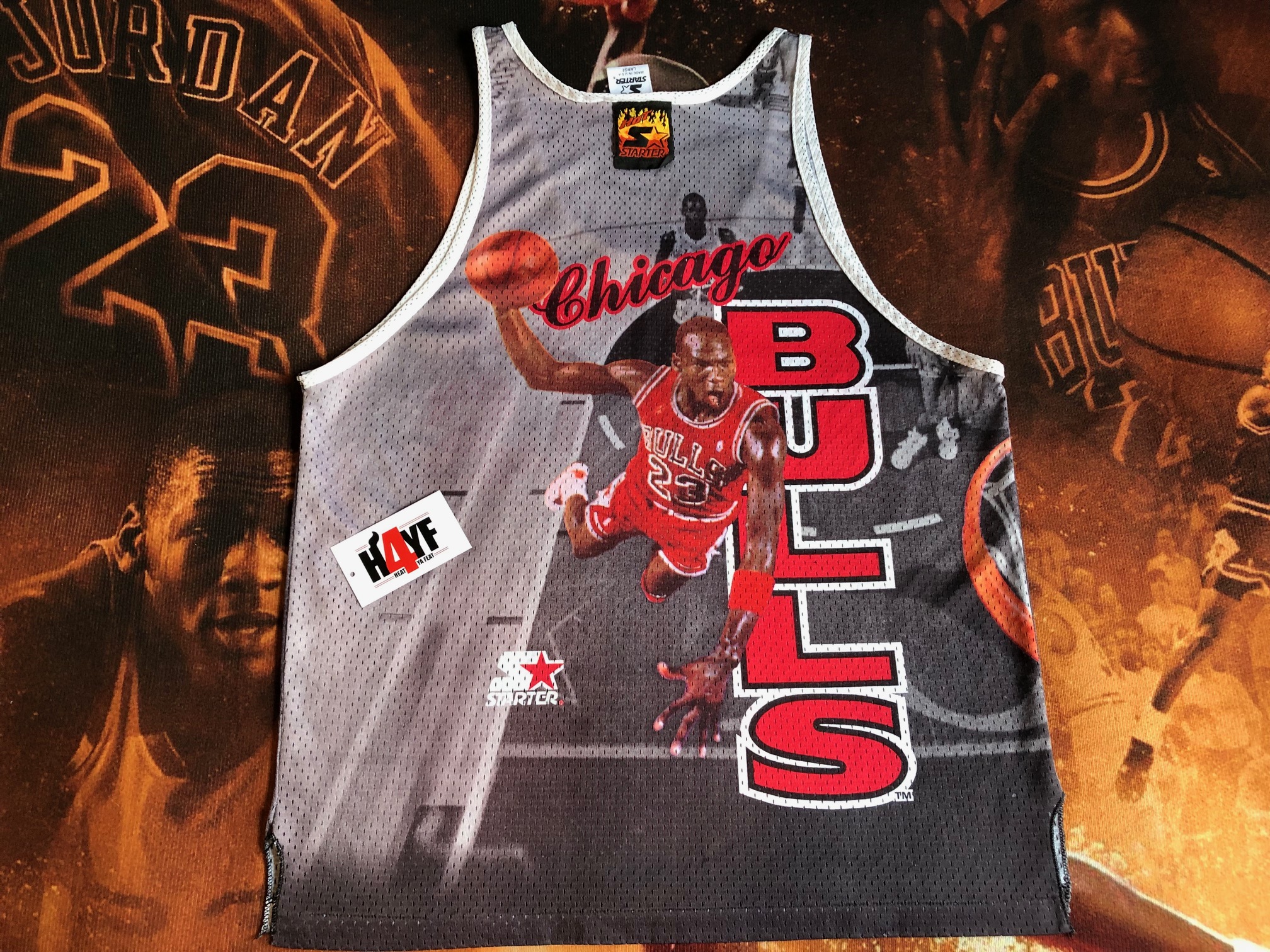 Michael Jordan Starter Graphic Tank Sz L
