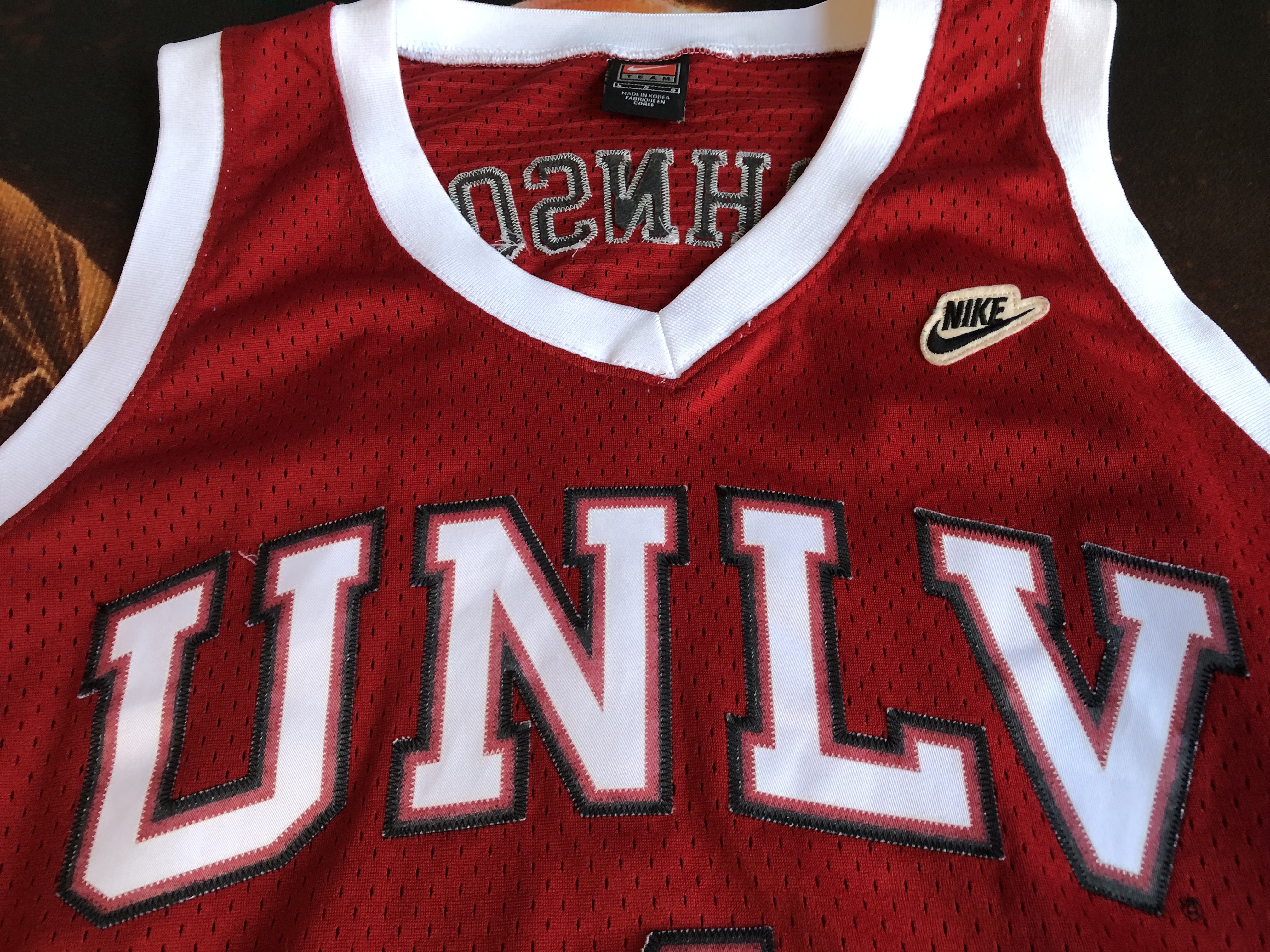 Larry Johnson UNLV #4 Classic Nike Jersey Sz XL