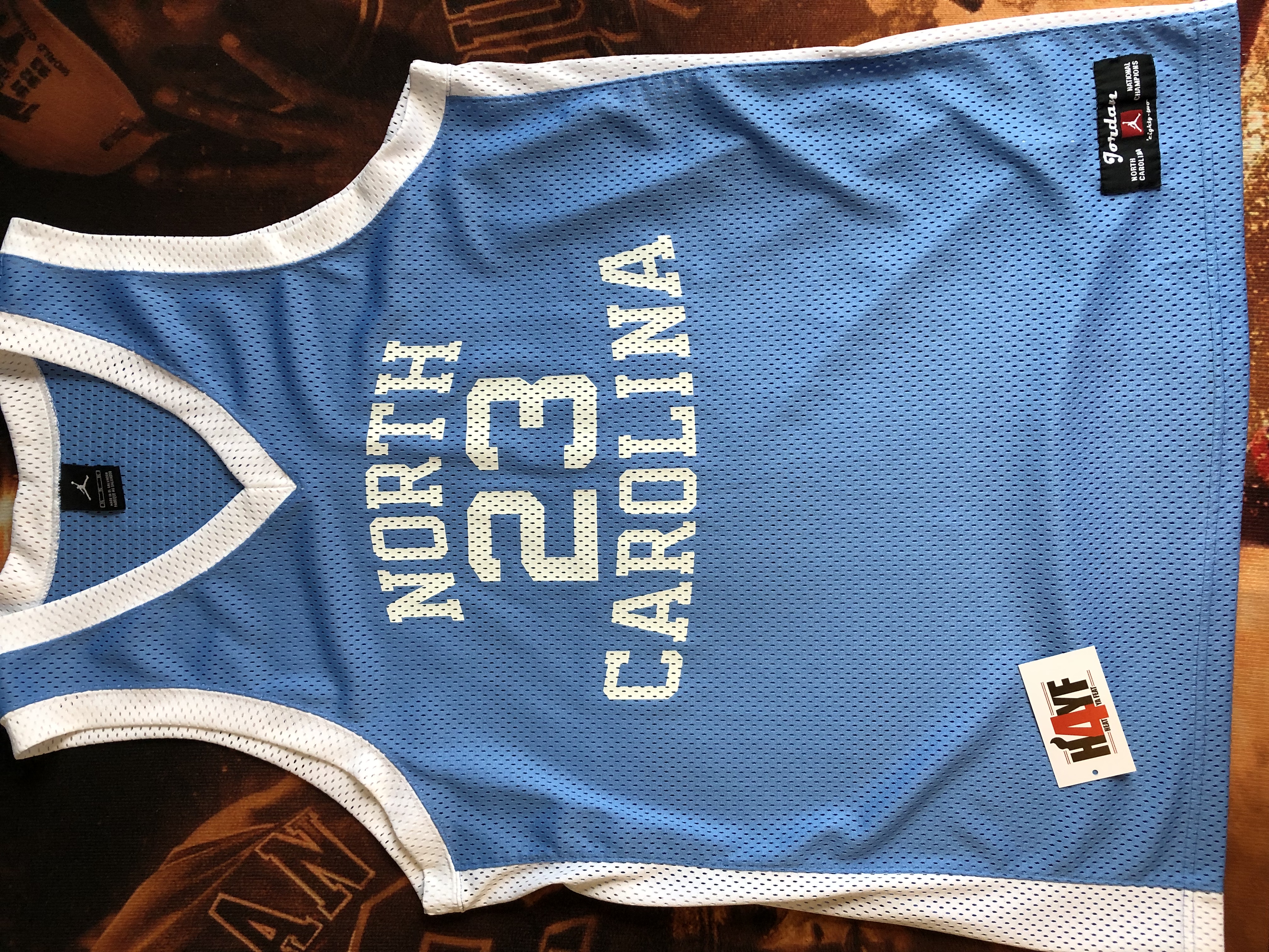 Michael Jordan UNC 1982 Champions Jordan Brand Jersey Sz XL