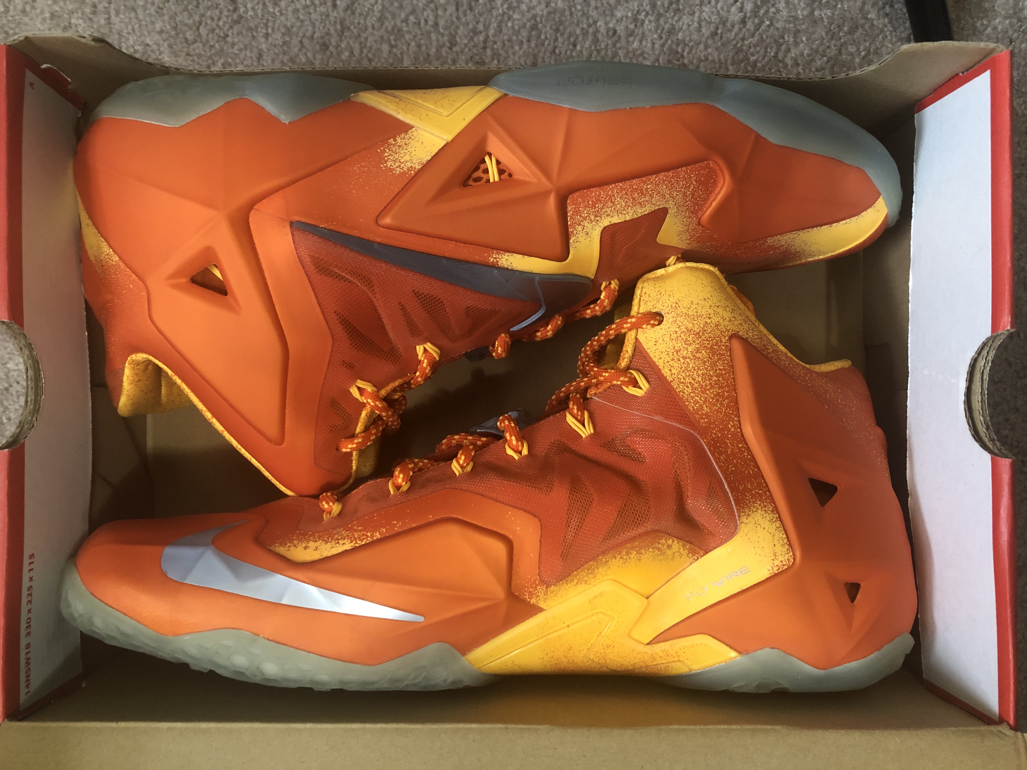 Nike LeBron 11 "Forging Iron" Sz 12.5