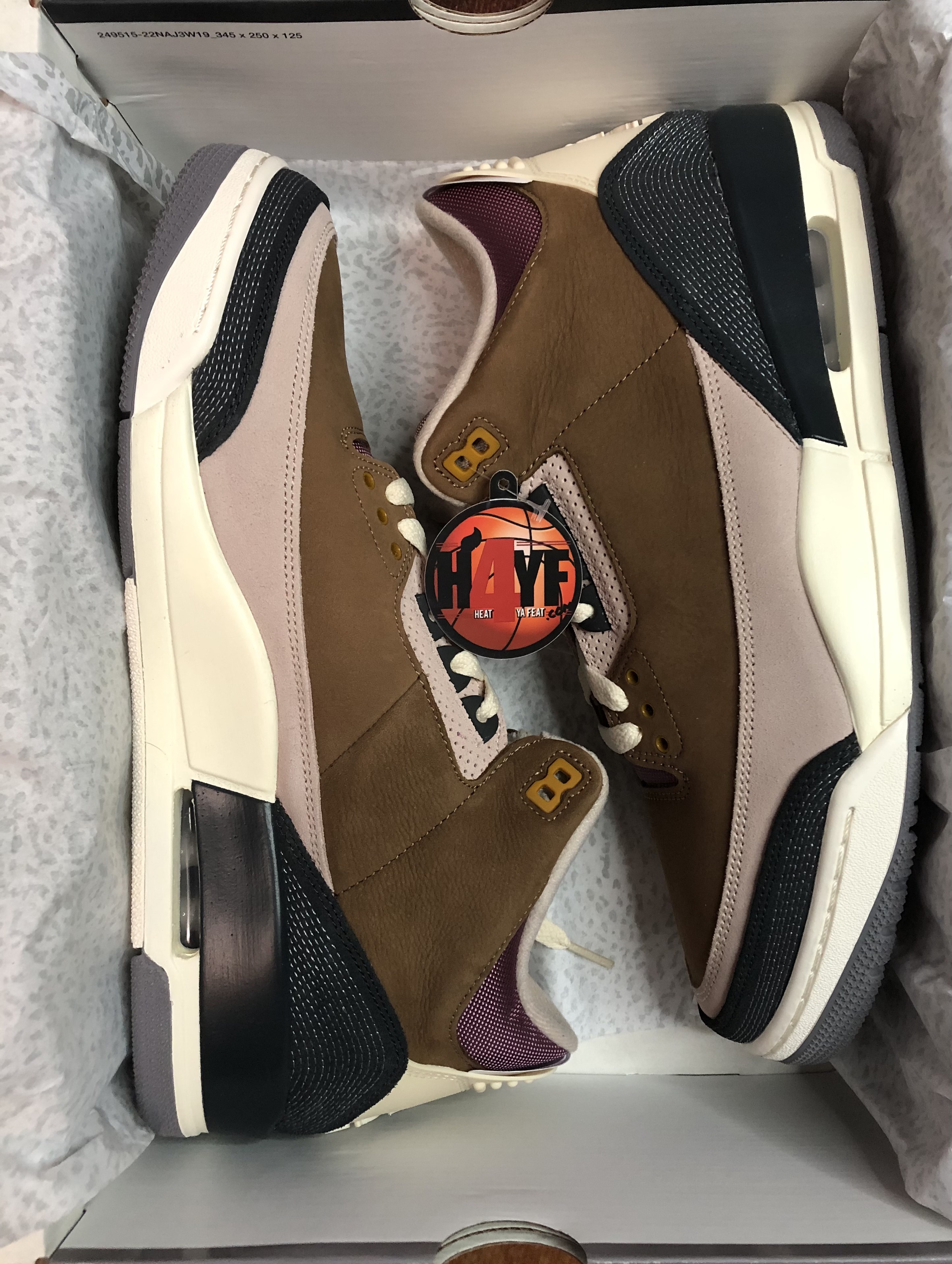 Air Jordan 3 Retro WNTR "Archeo Brown" Sz 12