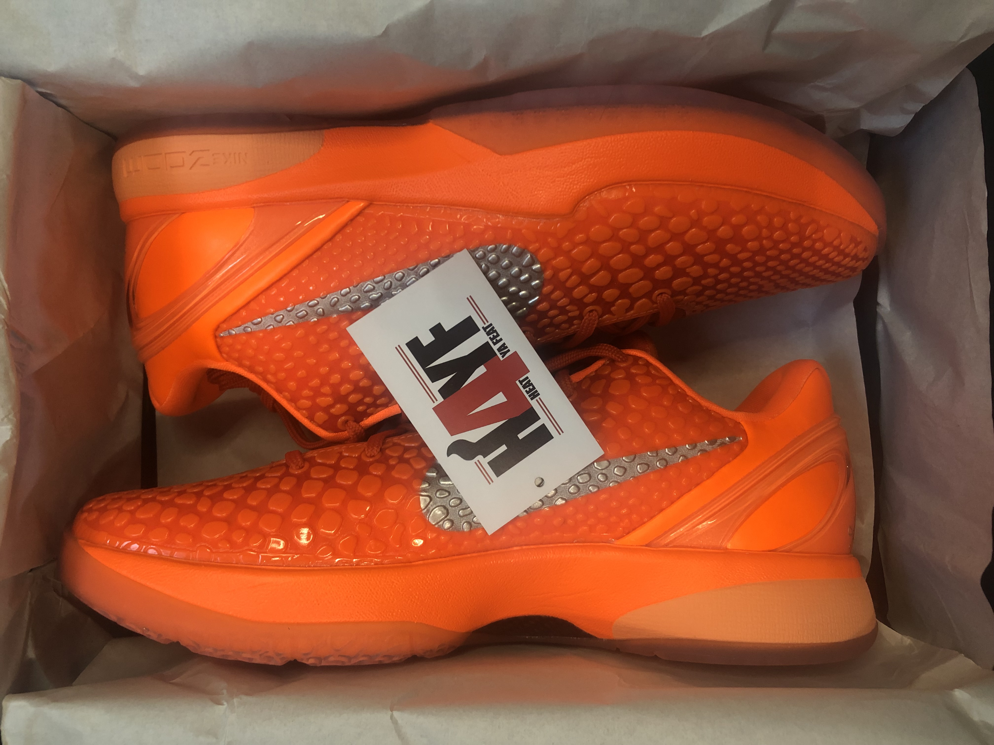 Kobe 6 Protro "Total Orange" Sz 11.5/Women's 13