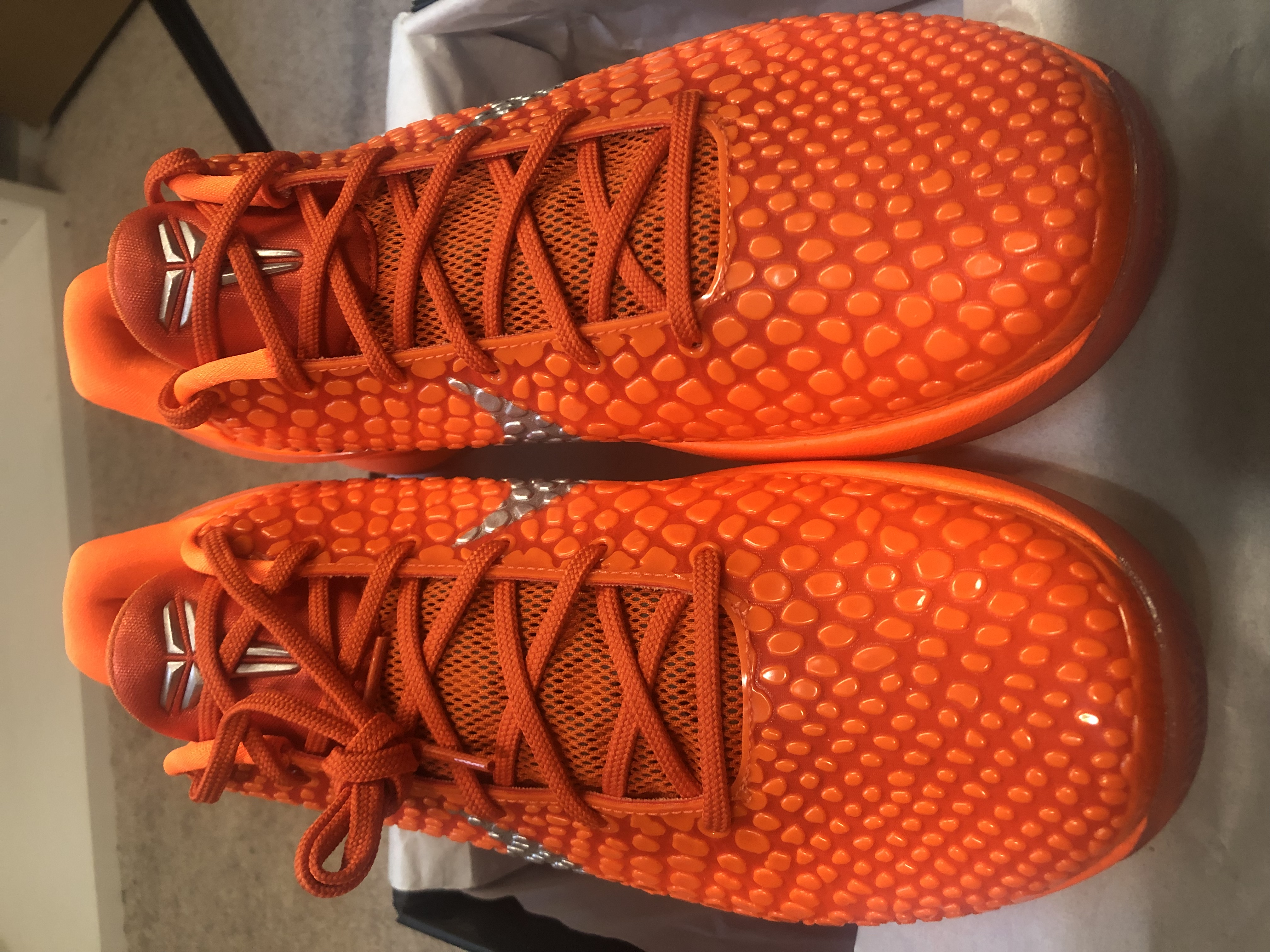 Kobe 6 Protro "Total Orange" Sz 11.5/Women's 13