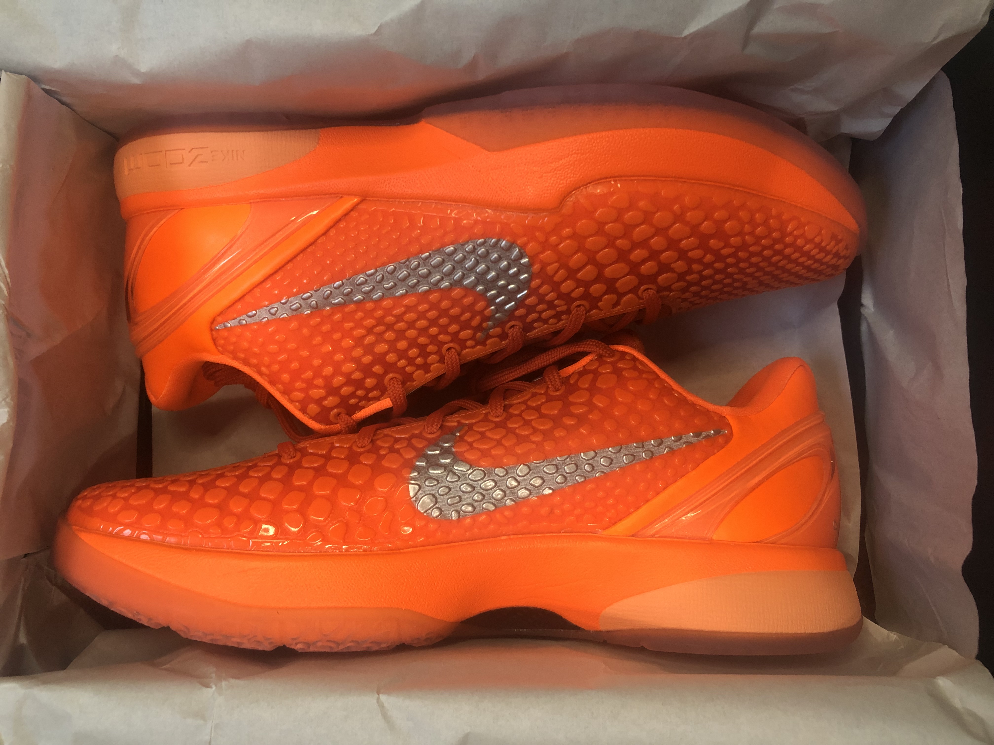 Kobe 6 Protro "Total Orange" Sz 11.5/Women's 13