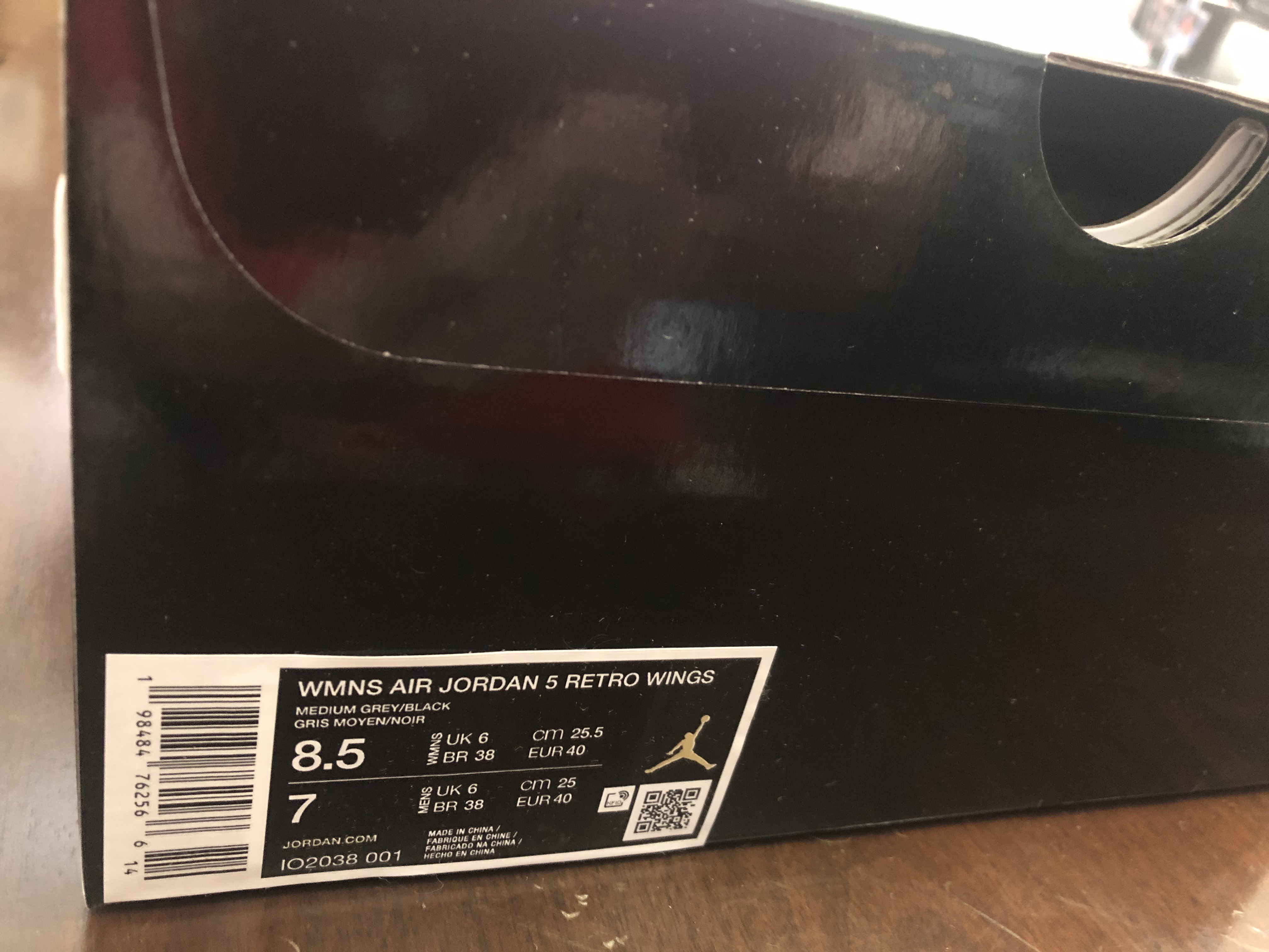 Air Jordan 5 Wings Sz 7/Women's 8.5