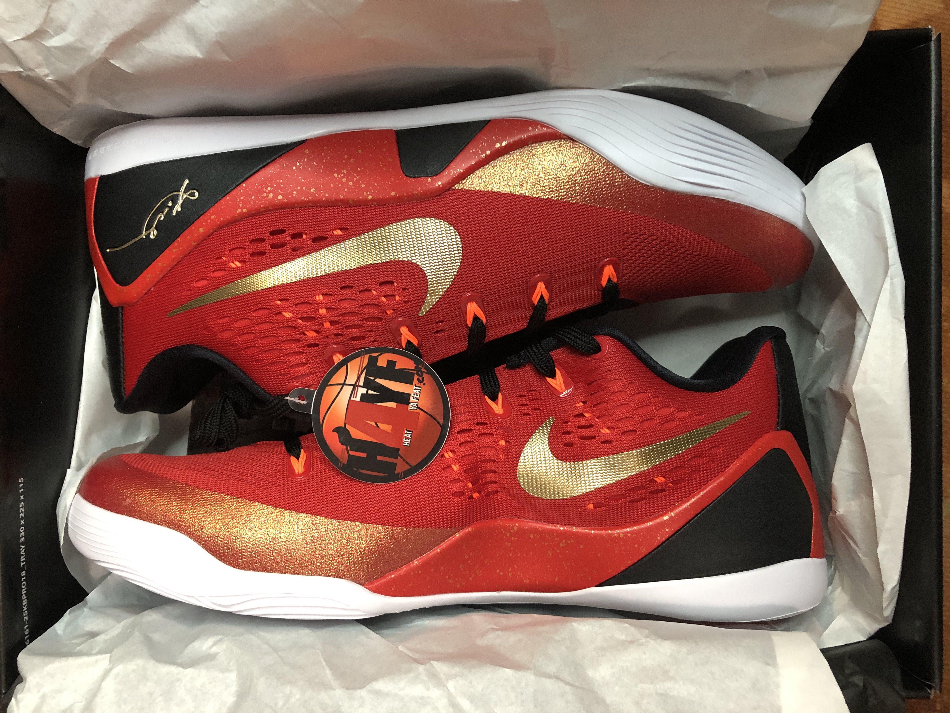 Kobe 9 Low Protro EM "China" Sz 12