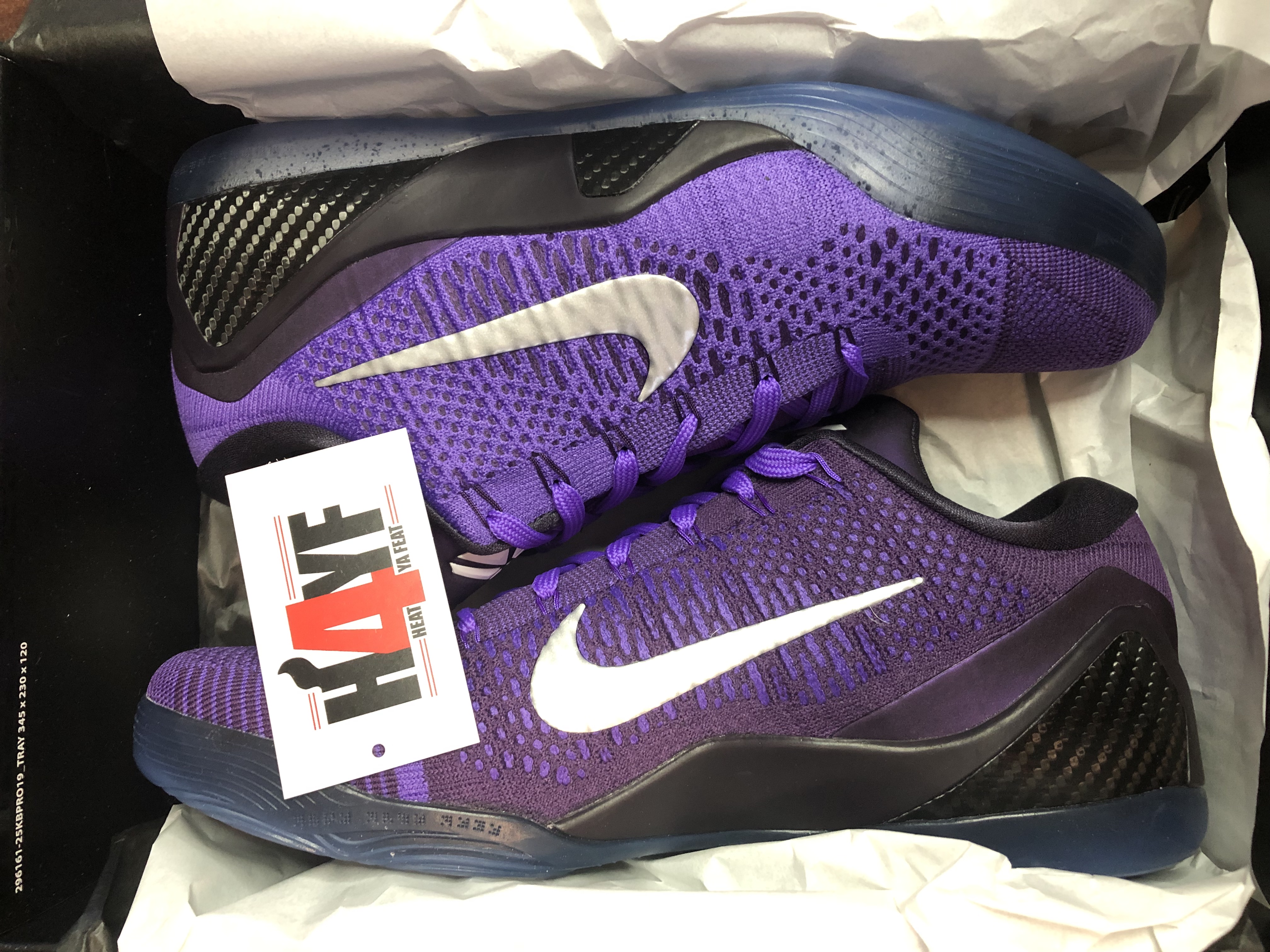 Kobe 9 Elite Low Protro "Moonwalker" Sz 12