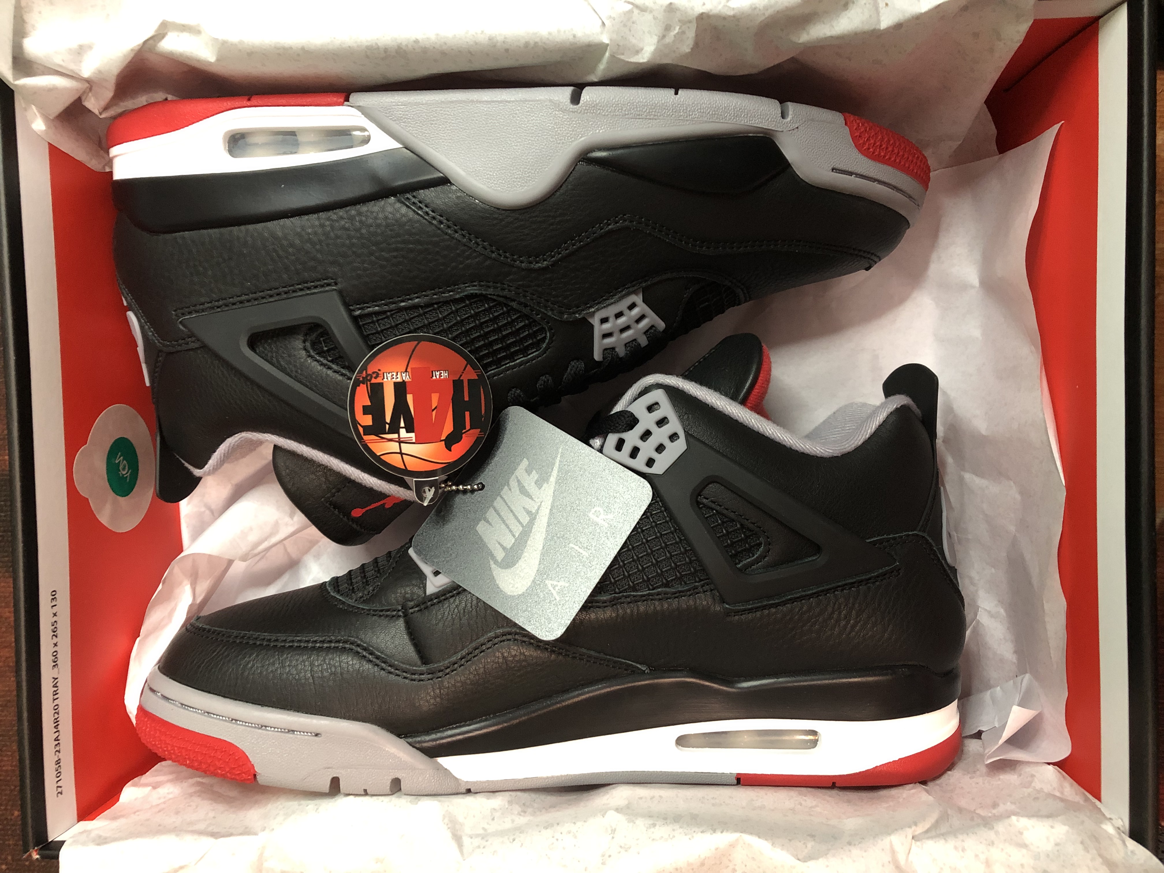 Air Jordan 4 Reimagined 'BRED' Sz 12