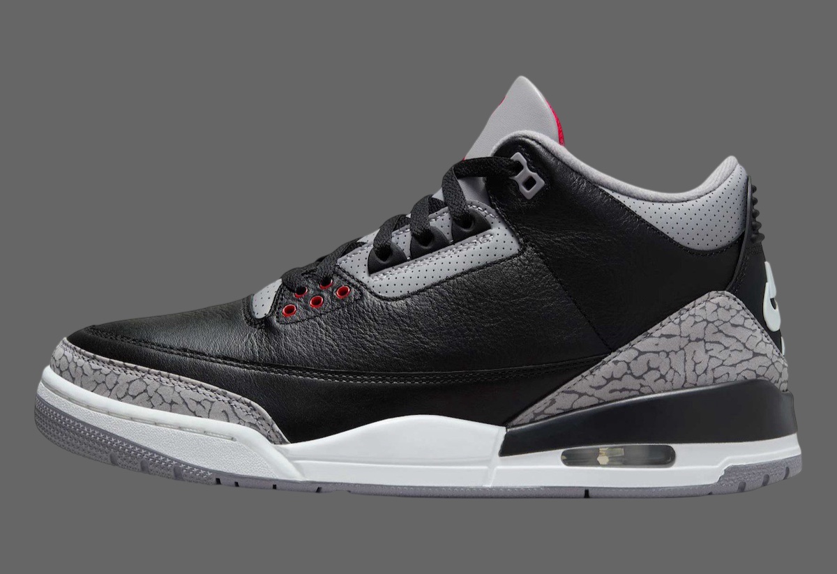 Air Jordan 3 Retro "Black Cement" Sz 12