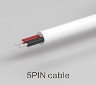 Cable blanco silicona 5PIN