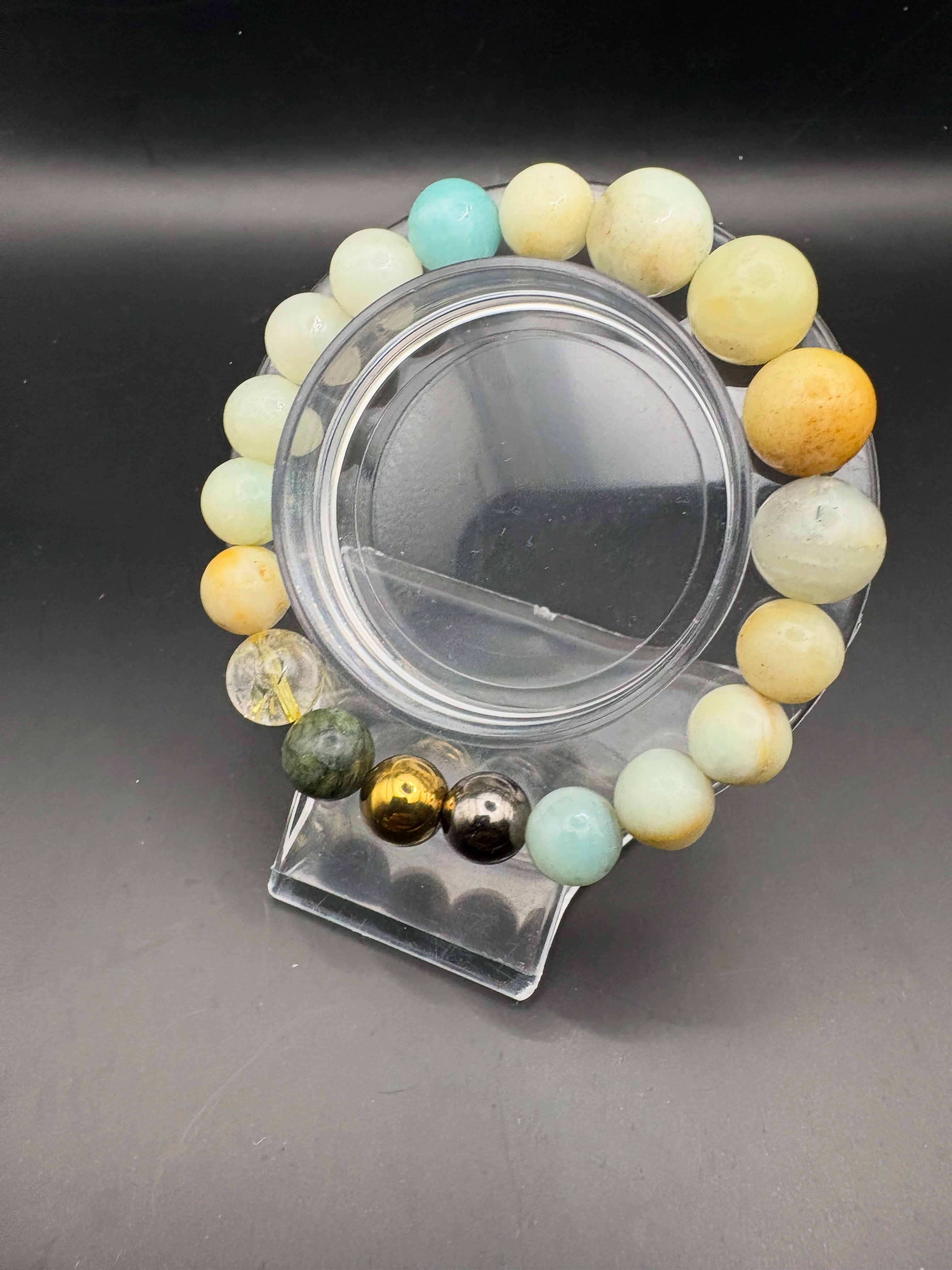 Natural Stone Beaded Bracelet